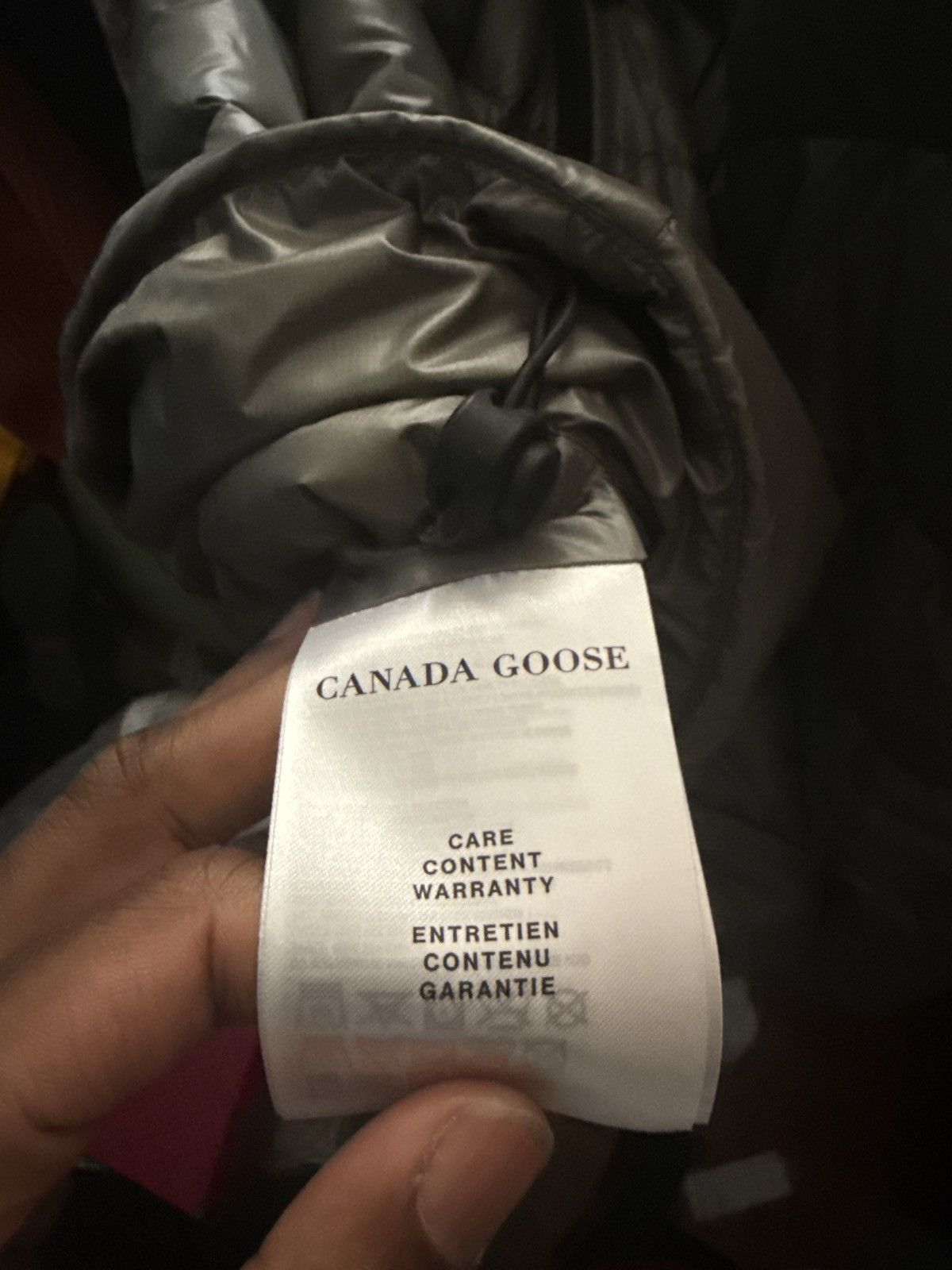 Canada Goose Crofton Hoodie Sagebrush Shiny Material Size US XXL / EU 58 / 5 - 11 Thumbnail