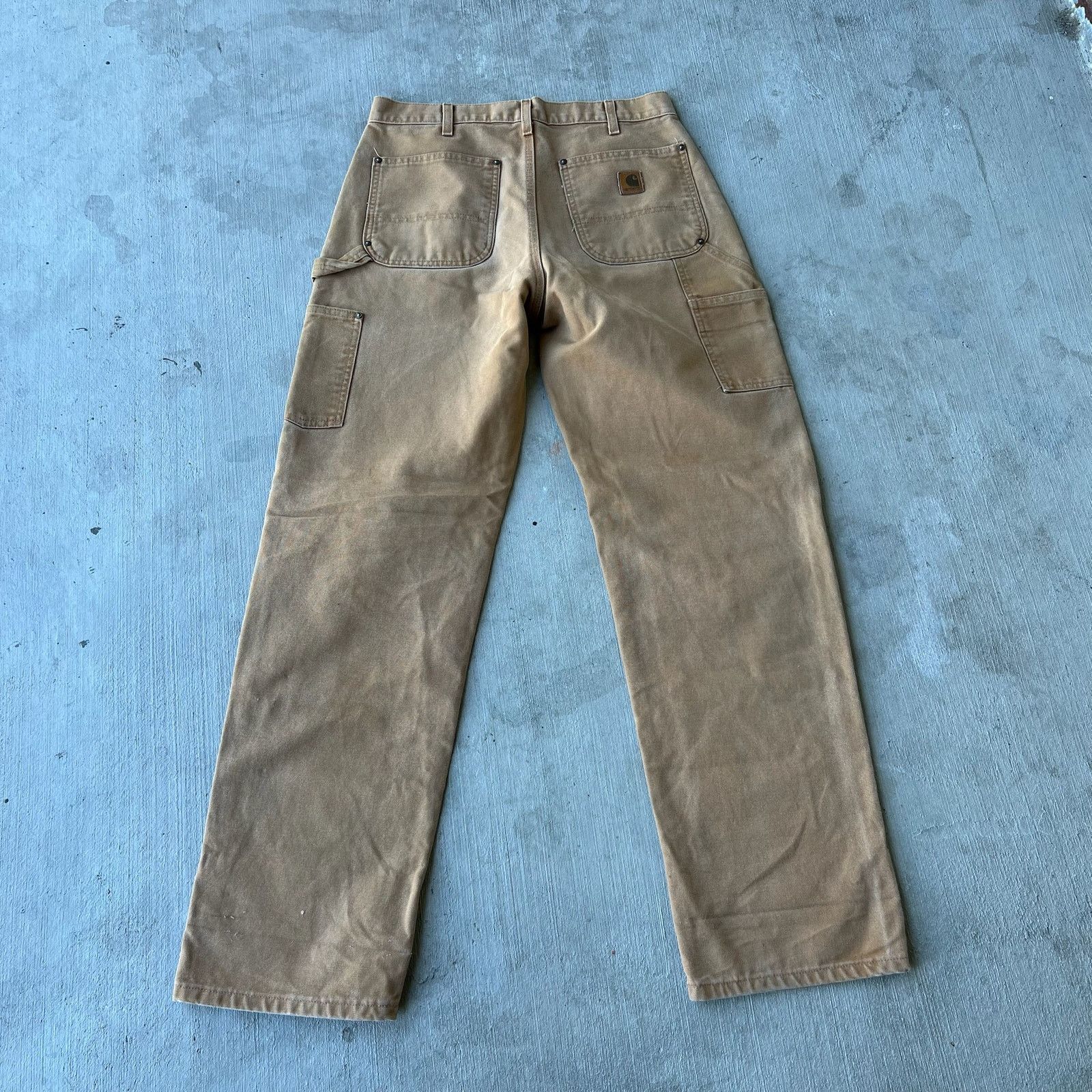 Carhartt × Vintage Carhartt brown double knee work wear carpenter pants Size US 32 / EU 48 - 6 Thumbnail