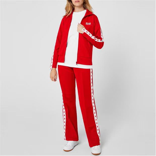 Golden Goose o1g2r1mq1024 Tracksuit Bottoms in Red & White Size 29" - 8 Thumbnail