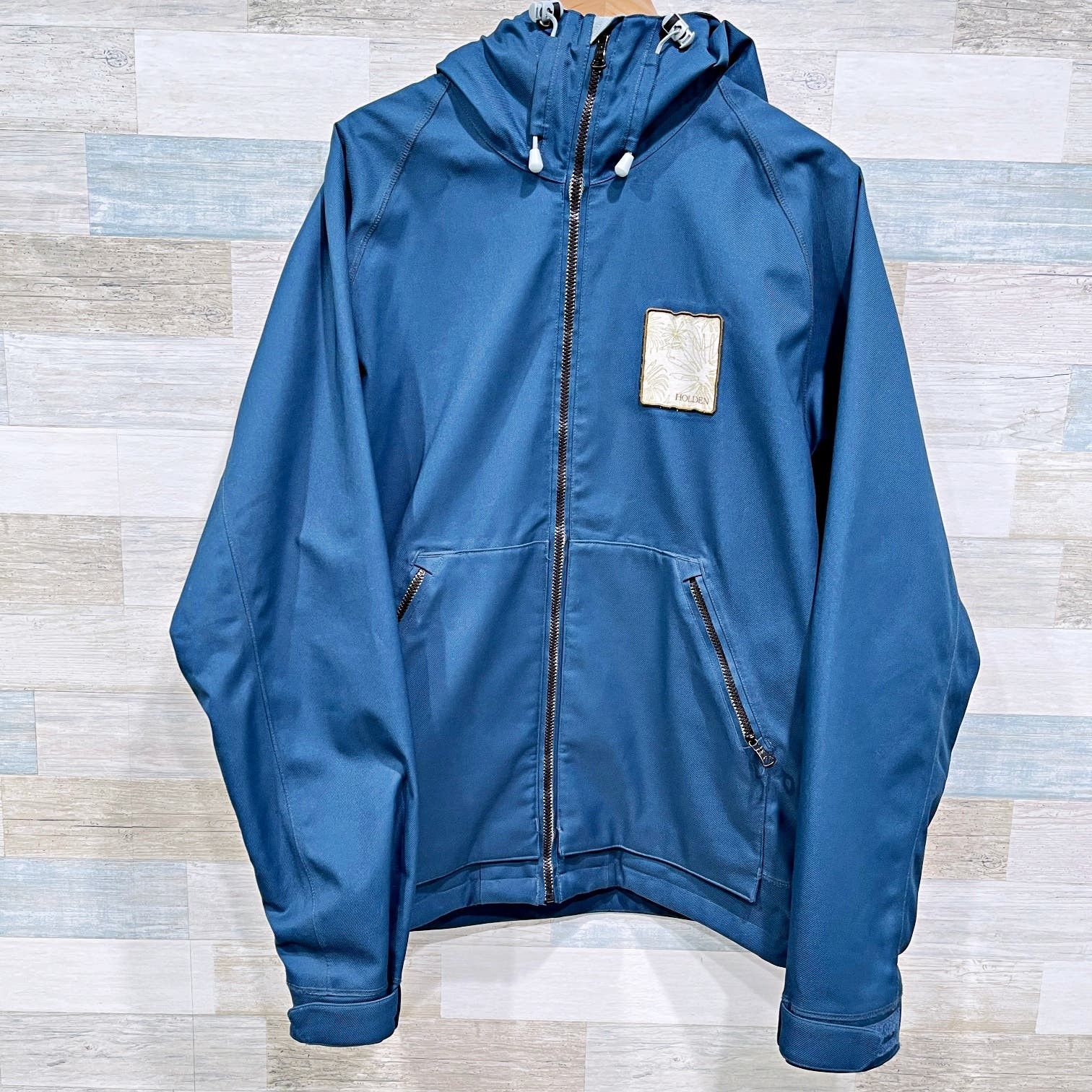 image of Holden Outerwear Holden Hooded Ski Jacket Blue Waterproof Mens S (Size Small)
