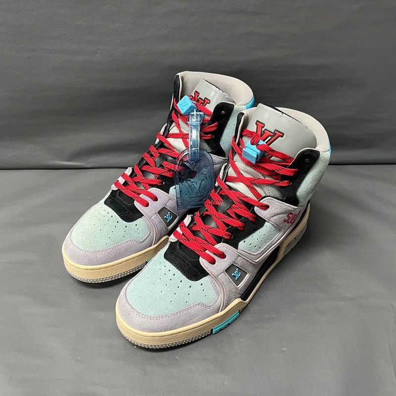 Louis Vuitton Louis Vuitton Retro Classic Logo High-Top Sneakers 0079 Size US 7.5 / EU 40-41 - 1 Thumbnail