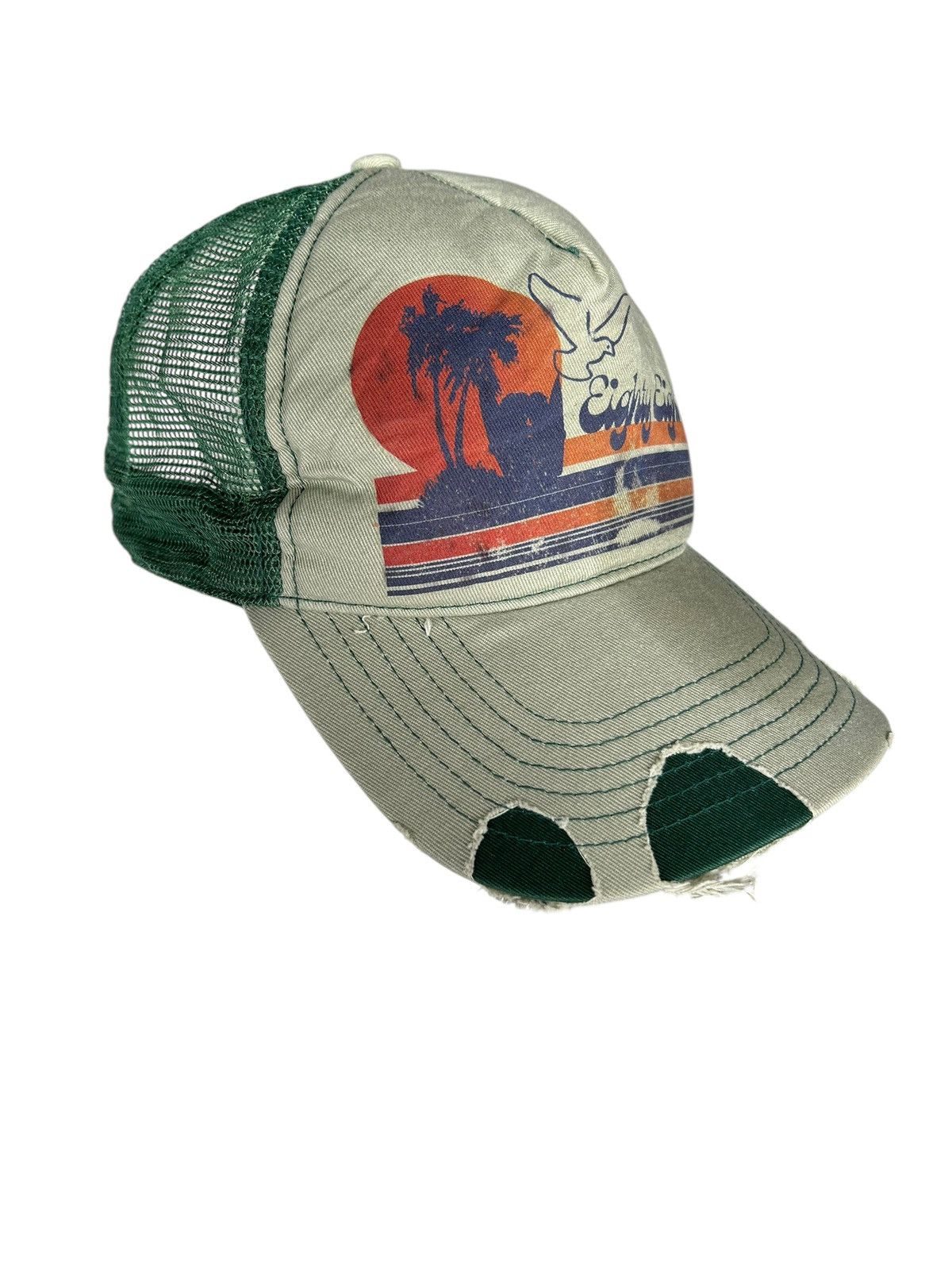 Japanese Brand × Kapital × Vintage Distressed Vtg Eighty Eighty tees Hats Rare adjustable size Size ONE SIZE - 11 Thumbnail