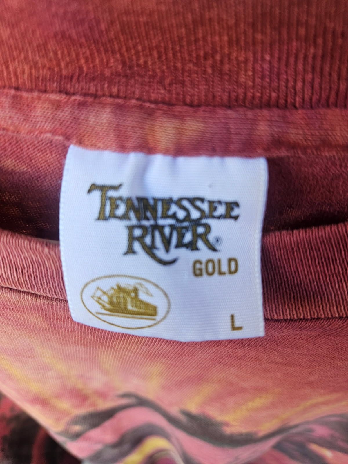 The Mountain The Mountain Buffalo Sunset Tennese River Gold Tee Size US L / EU 52-54 / 3 - 5 Thumbnail