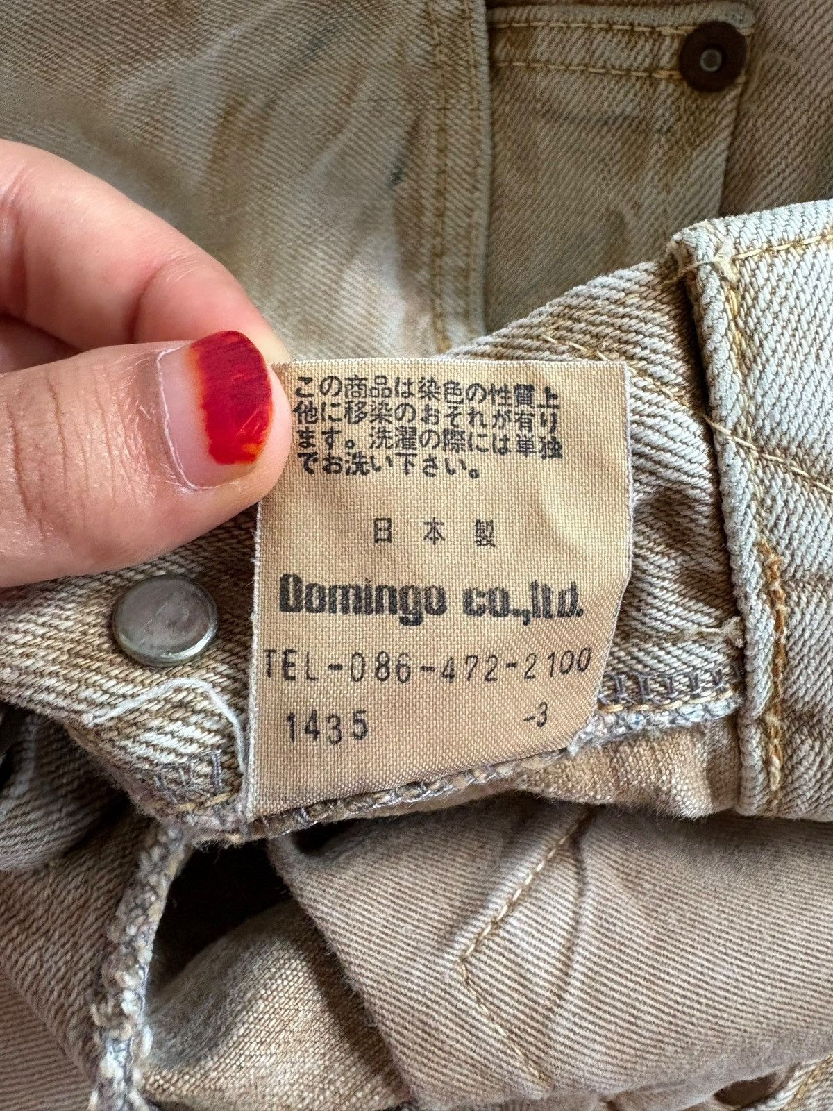 Spellbound Vintage Spellbound Cream Rusty Wash Jeans Size US 28 / EU 44 - 10 Thumbnail