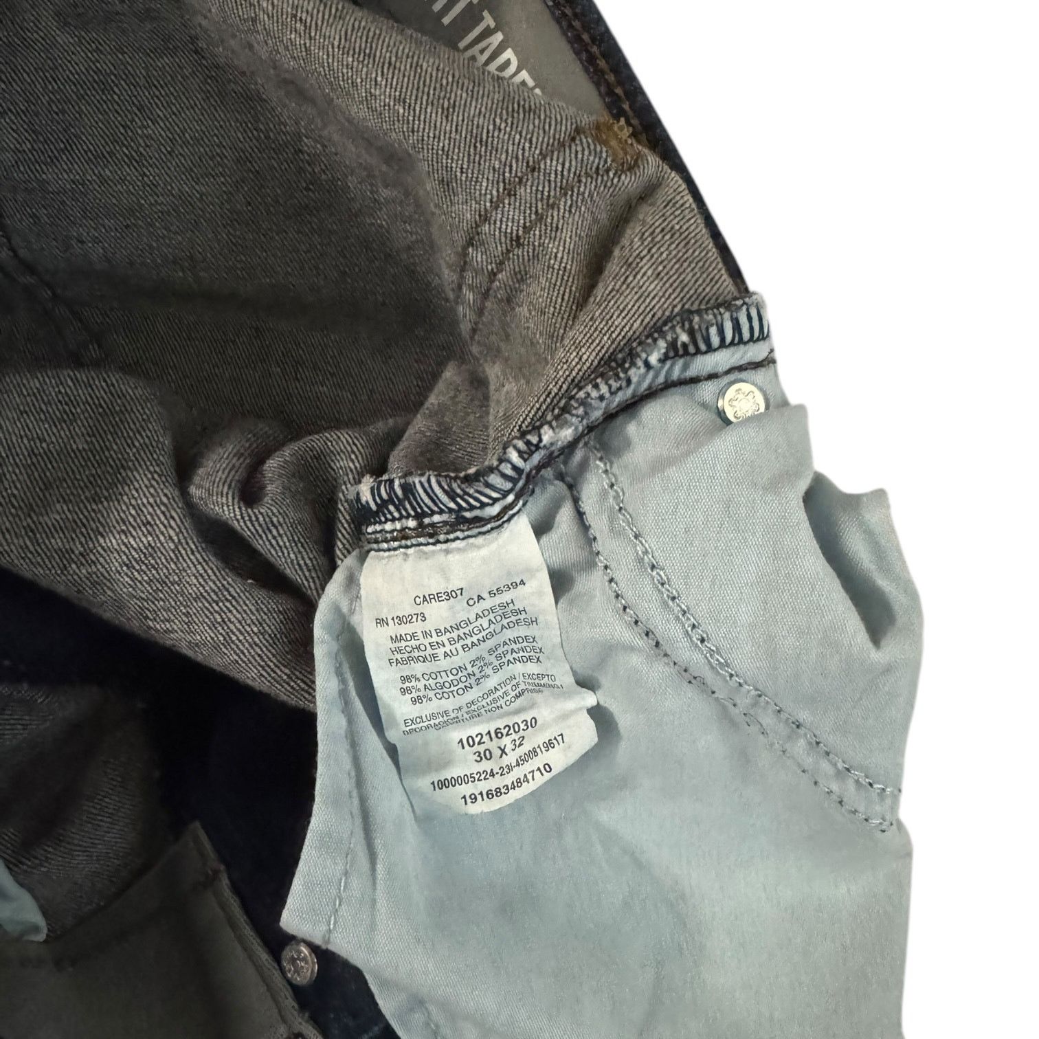 Lee Lee Straight Taper Dark Wash Jeans – 30x32, Timeless Fit Size US 30 / EU 46 - 3 Thumbnail