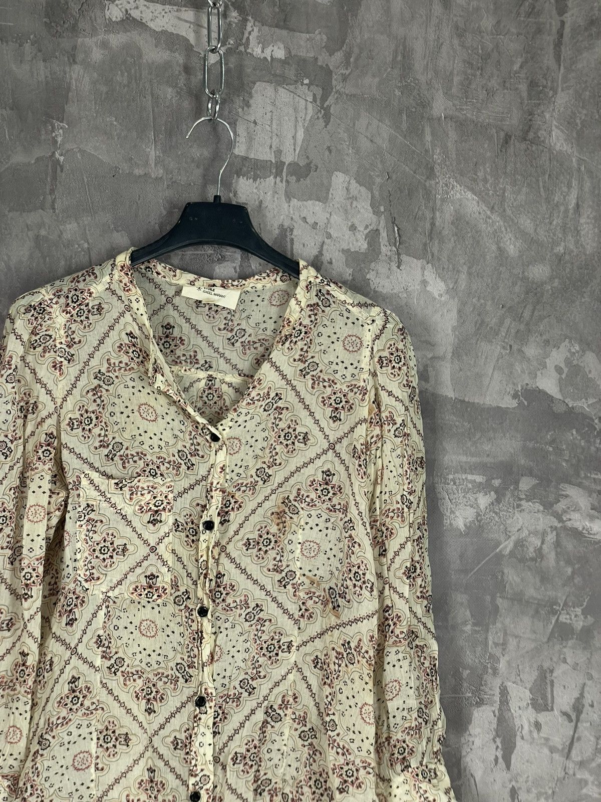 Isabel Marant Etoile Vintage Isabel Marant Avant Garde Button Up Shirt Size S / US 4 / IT 40 - 4 Thumbnail