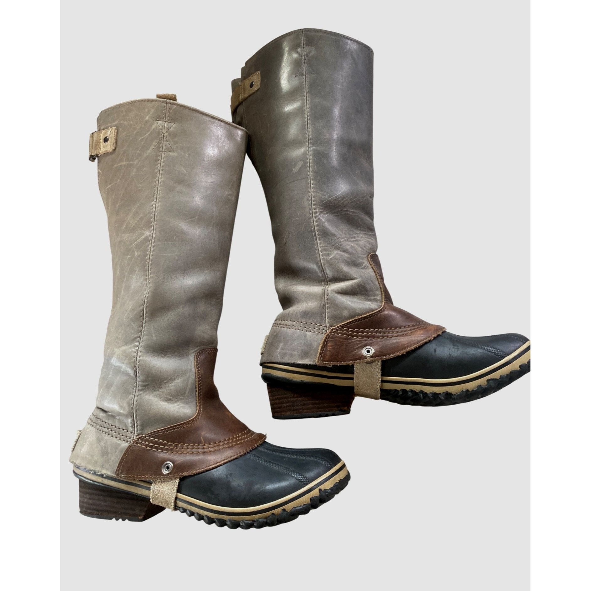 SOREL SOREL SLIMPACK Tall 10 Equestrian Riding Boot Shale Gray Wat Size US 10 / IT 40 - 6 Thumbnail