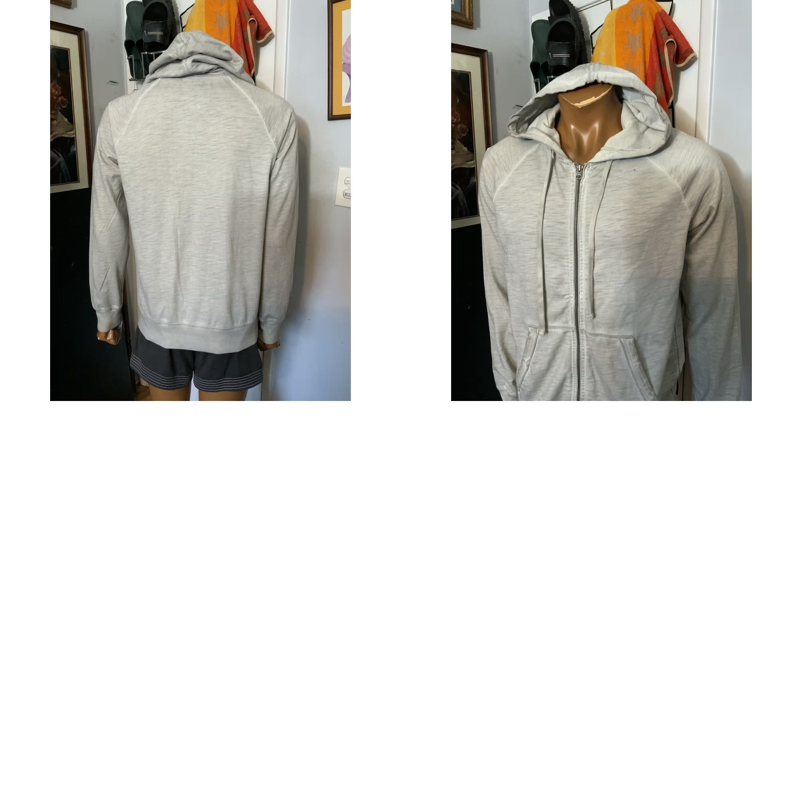 Vintage Drakewood Stefan Biergans Seven Days Circus Designer Zip Front Cotton Hoodie MD Medium Gray Mens Addl Details? Size US M / EU 48-50 / 2 - 9 Thumbnail