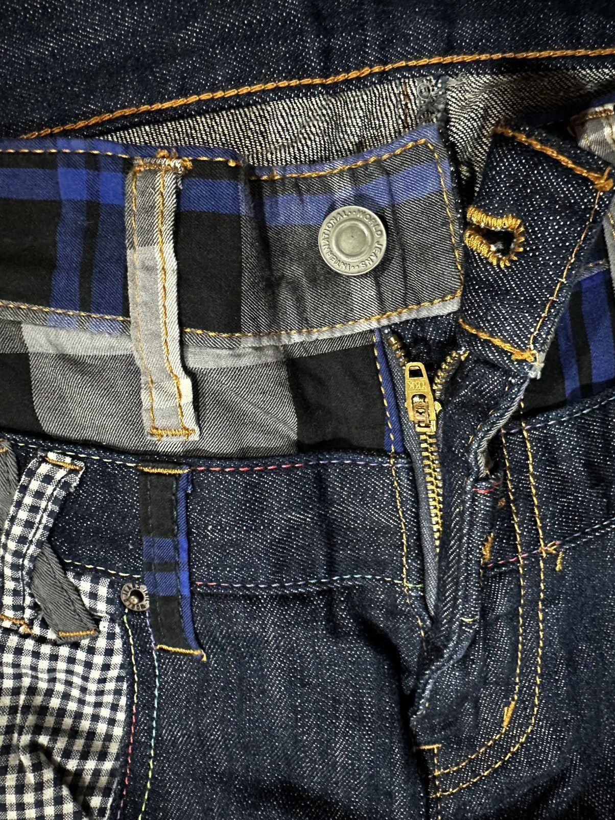 Japanese Brand Double Waist Internatiol wolrd jeans Size US 32 / EU 48 - 5 Thumbnail