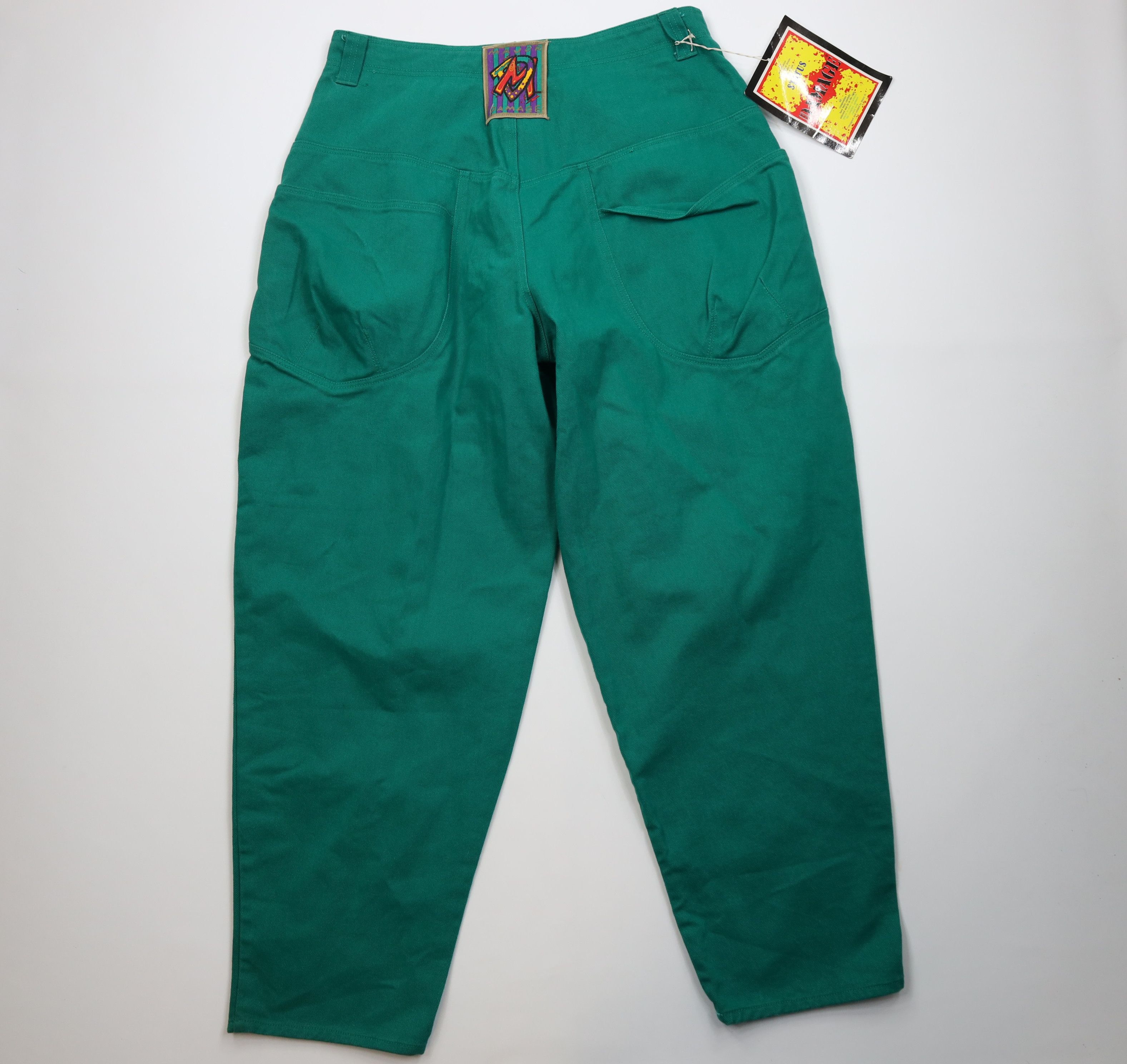 Vintage Deadstock Vintage 90s Streetwear Skateboard Jeans Green Size US 38 / EU 54 - 11 Thumbnail