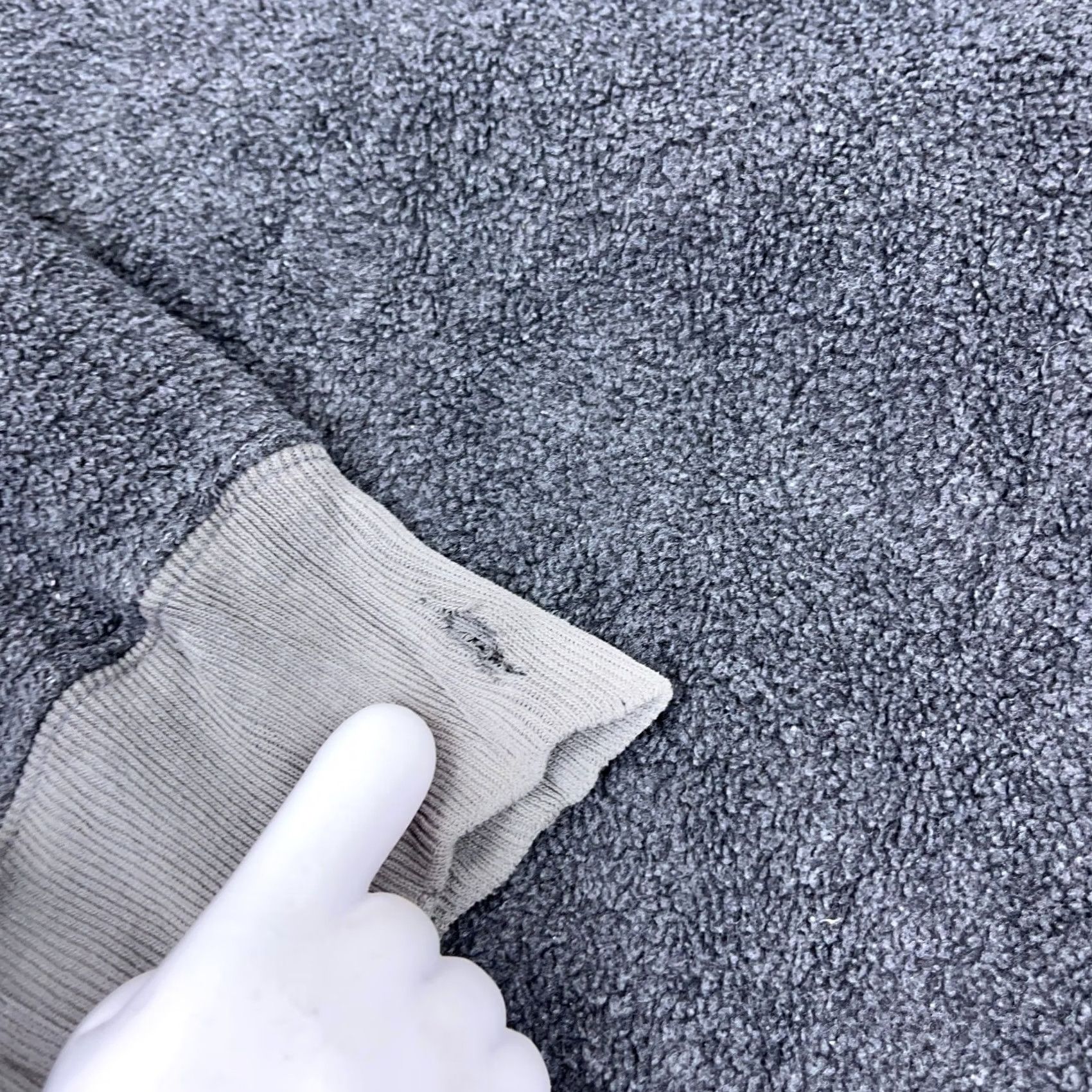 Polo Ralph Lauren VINTAGE Polo Ralph Lauren Sweater Men L Gray Fleece 1/4 Zip Pullover Size L Regular Mens Size US L / EU 52-54 / 3 - 6 Thumbnail