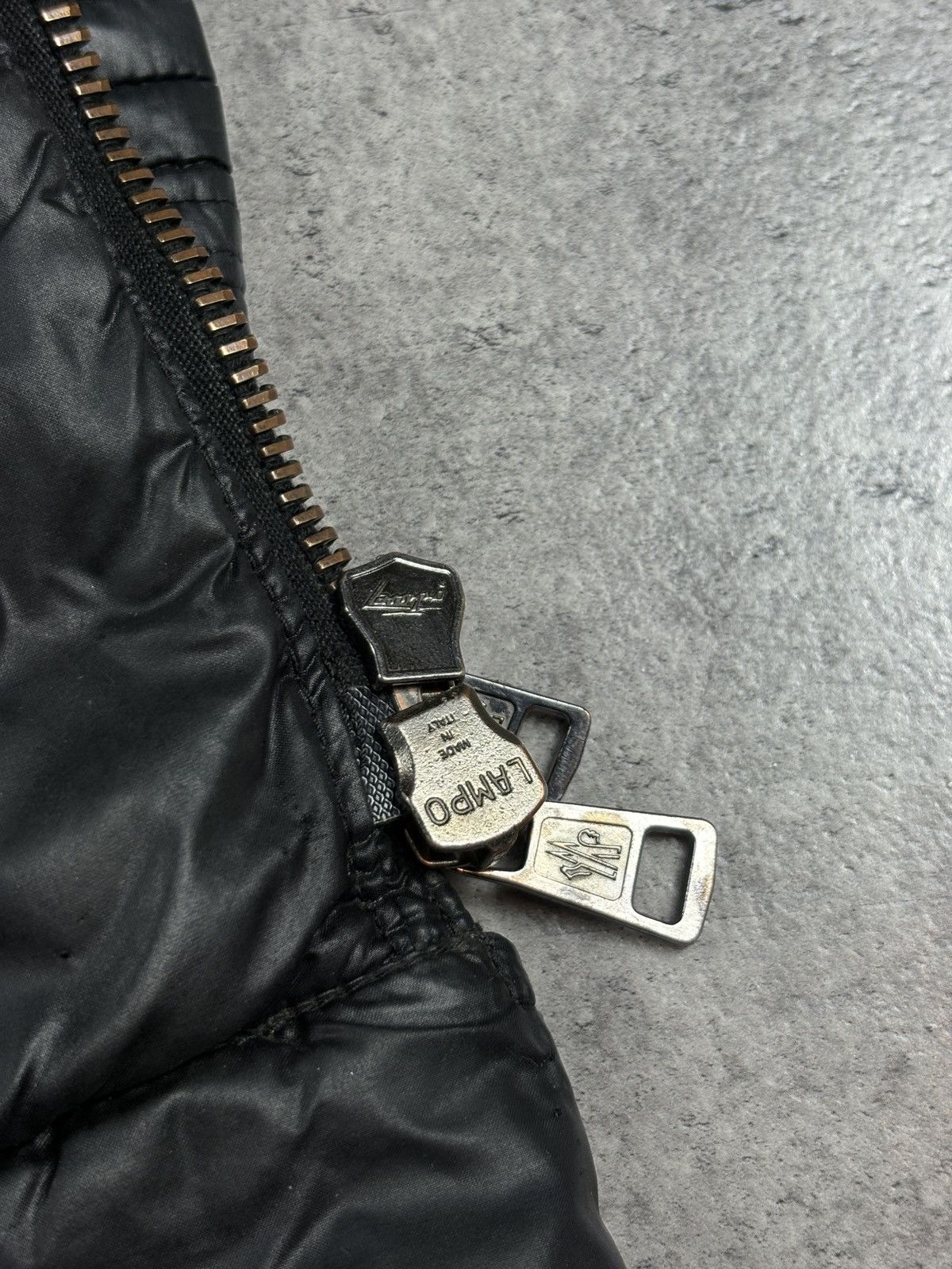 Moncler Moncler Quilted Moto Jacket Big Logo biker black size 1 Size US S / EU 44-46 / 1 - 10 Thumbnail