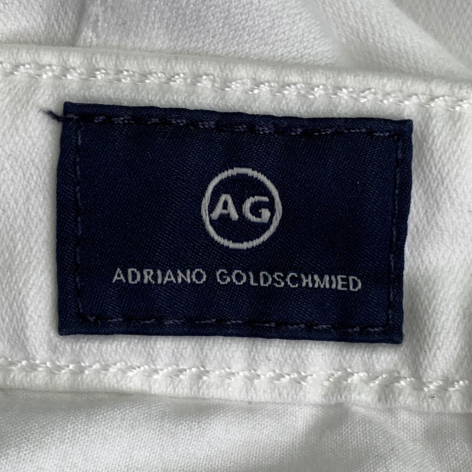 AG Adriano Goldschmied ADRIANO GOLDSCHMIED Size 32 Caden White Cotton Blend Jeans Size 32" / US 10 / IT 46 - 6 Thumbnail