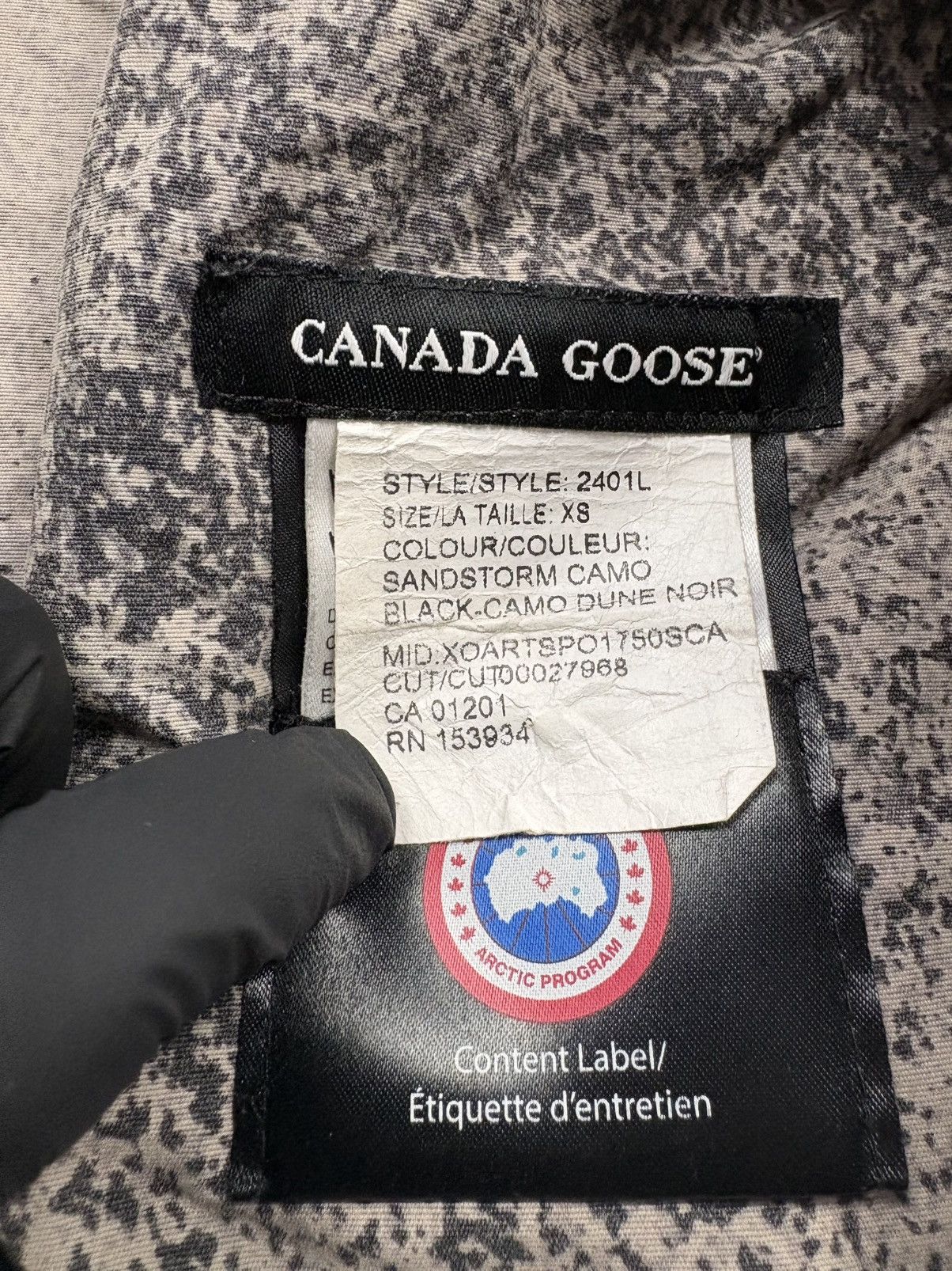Canada Goose Canada Goose Brossard Jacket Sandstorm Camo Black XS 2401L Size XS / US 0-2 / IT 36-38 - 11 Thumbnail