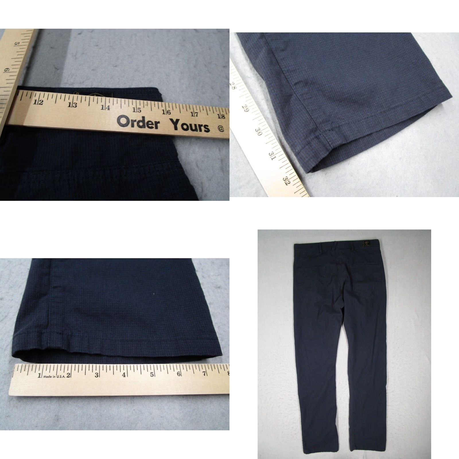 Paul Smith Paul Smith Chino Pants Mens 32 Blue Flat Front Zip Casual 5 Pocket 32x32 Size US 32 / EU 48 - 8 Thumbnail