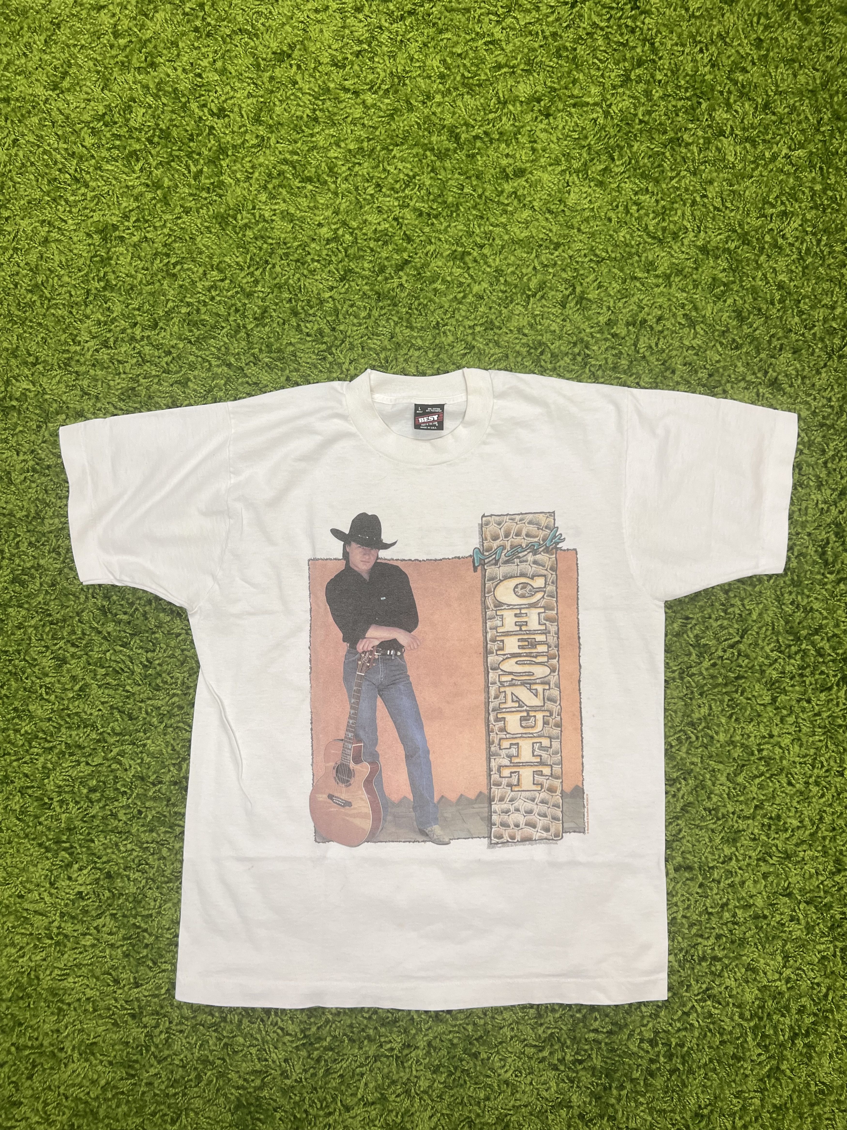 Band Tees × Fruit Of The Loom × Vintage Vintage Mark Chesnut Tour Shirt Size US L / EU 52-54 / 3 - 1 Thumbnail
