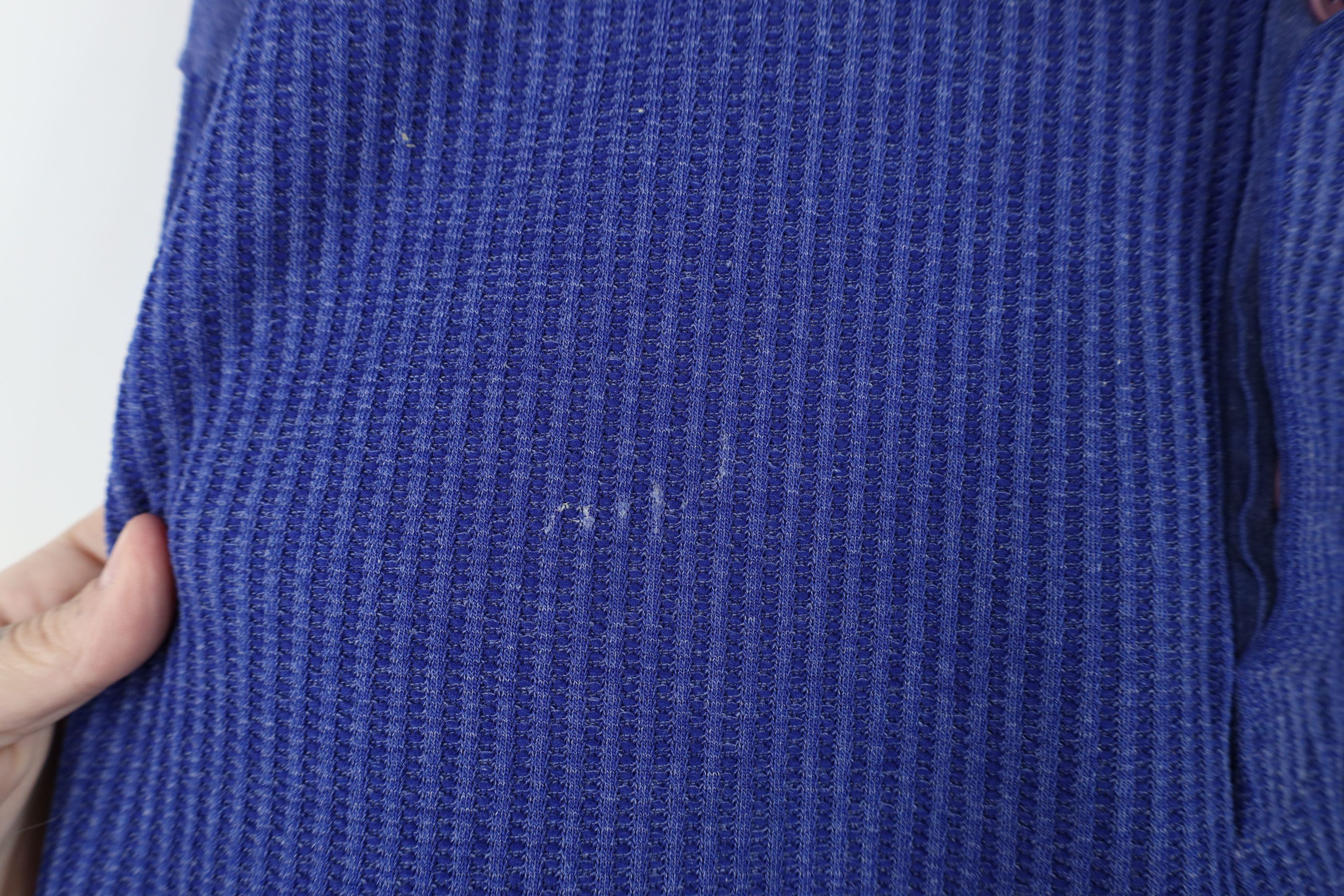 Vintage Vintage 90s Streetwear Waffle Knit Pullover Polo Shirt Size US XXL / EU 58 / 5 - 4 Thumbnail