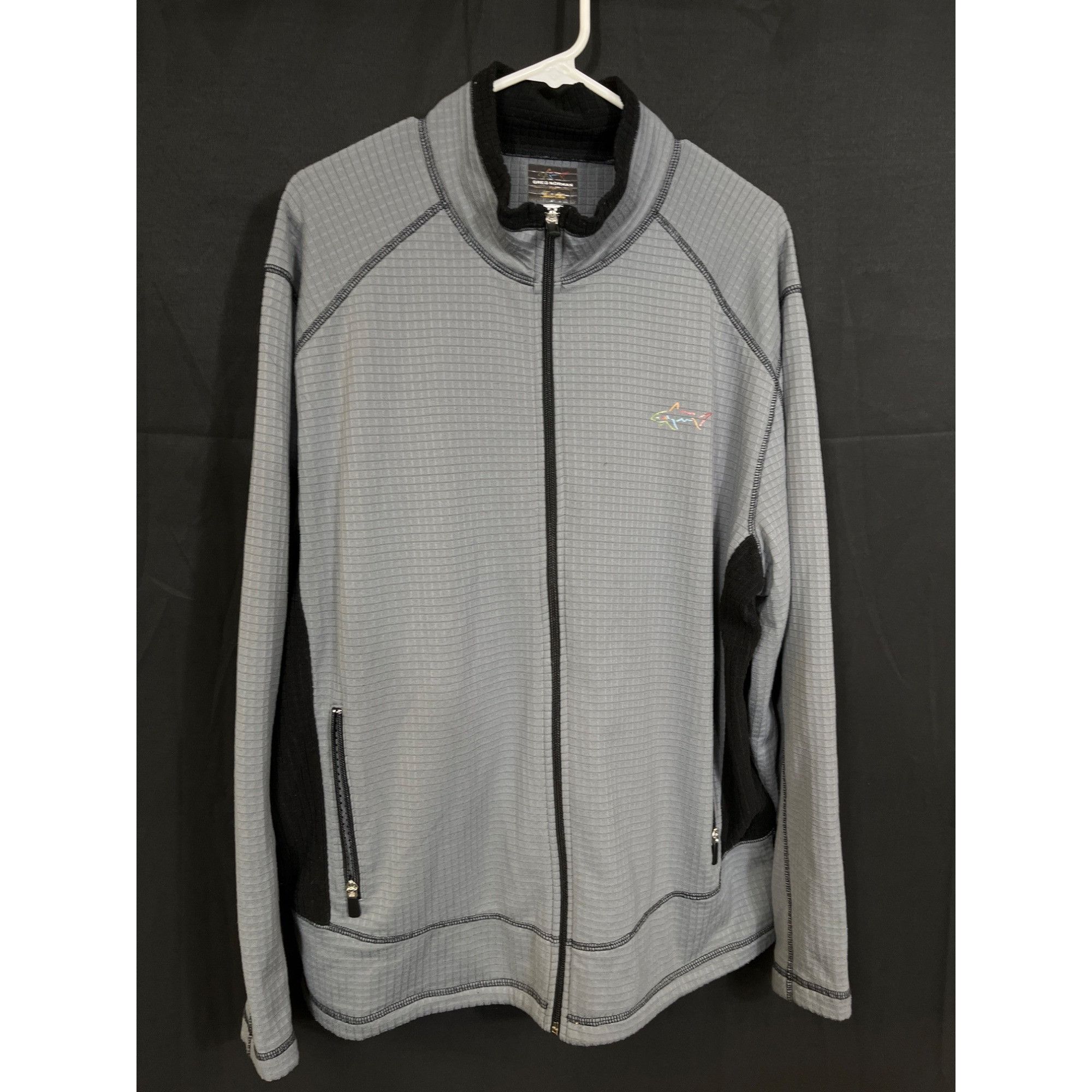Greg Norman Greg Norman SKU 7738 For Tasso Elba Gray Zip Up sweater Size Size US XL / EU 56 / 4 - 1 Thumbnail