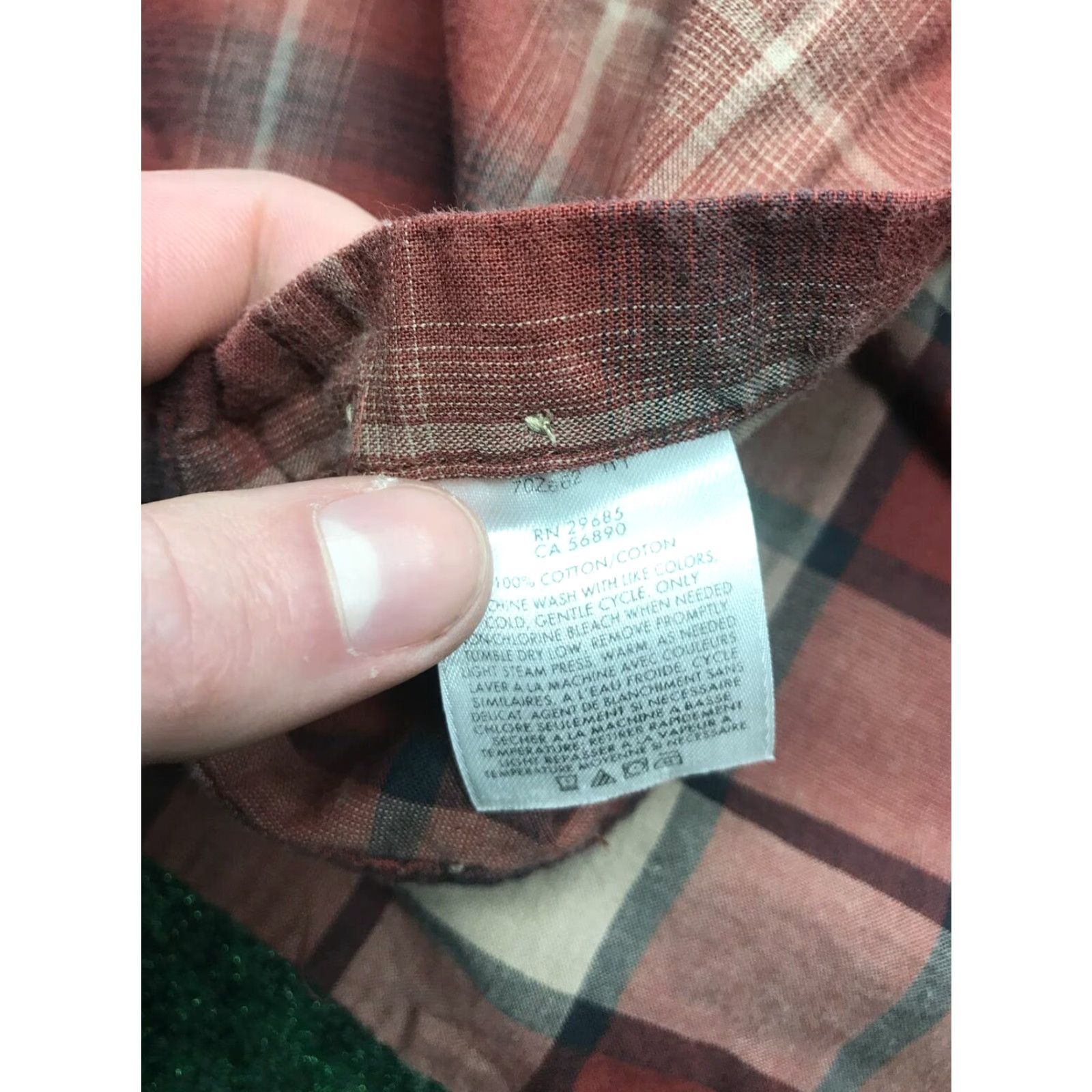 Pendleton VINTAGE Pendleton Expedition Button-Down Shirt Mens Long Sleeve Plaid Classic Fit Size S Red Men Size US S / EU 44-46 / 1 - 3 Thumbnail