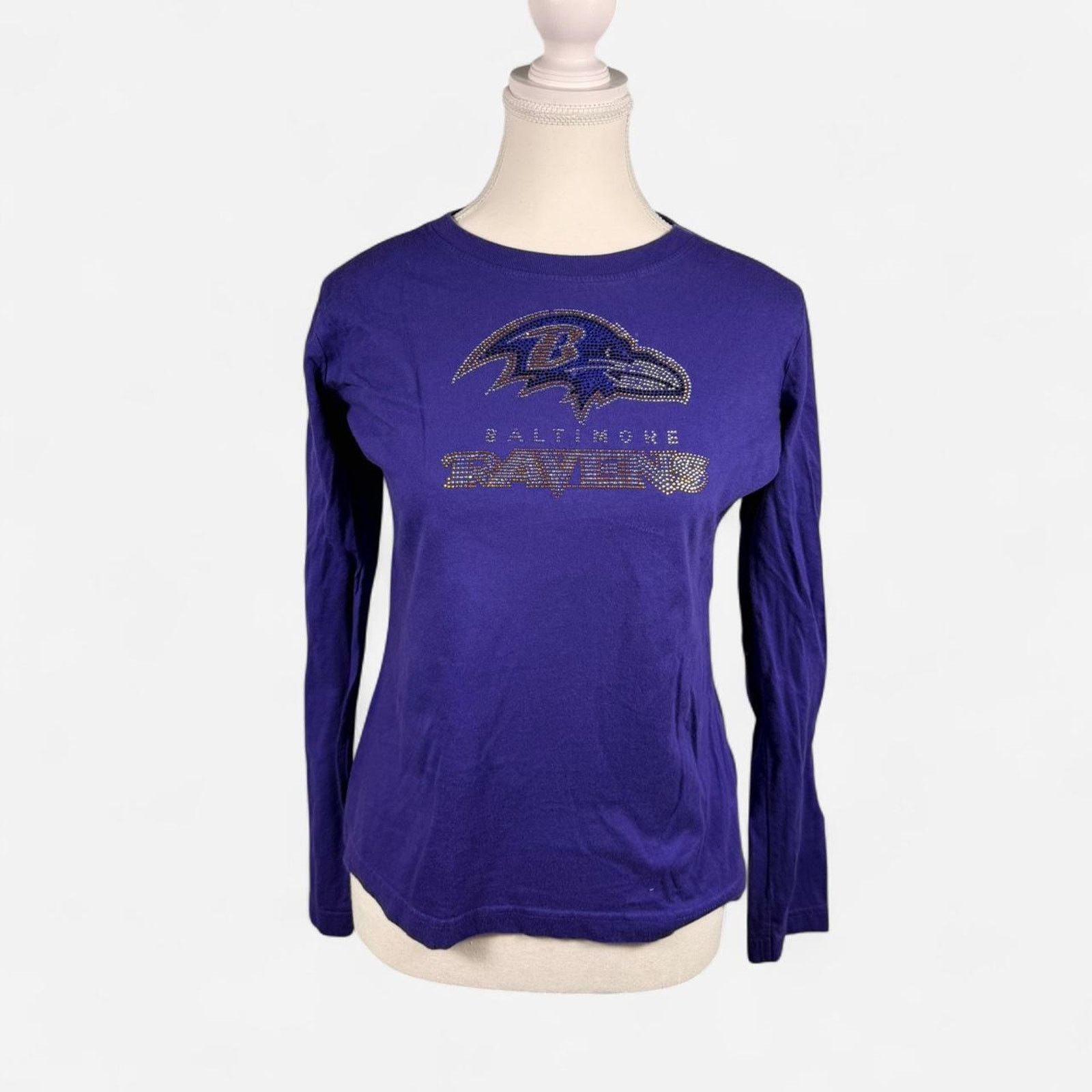 NFL Purple baltimore ravens rhinestone Size S / US 4 / IT 40 - 1 Thumbnail