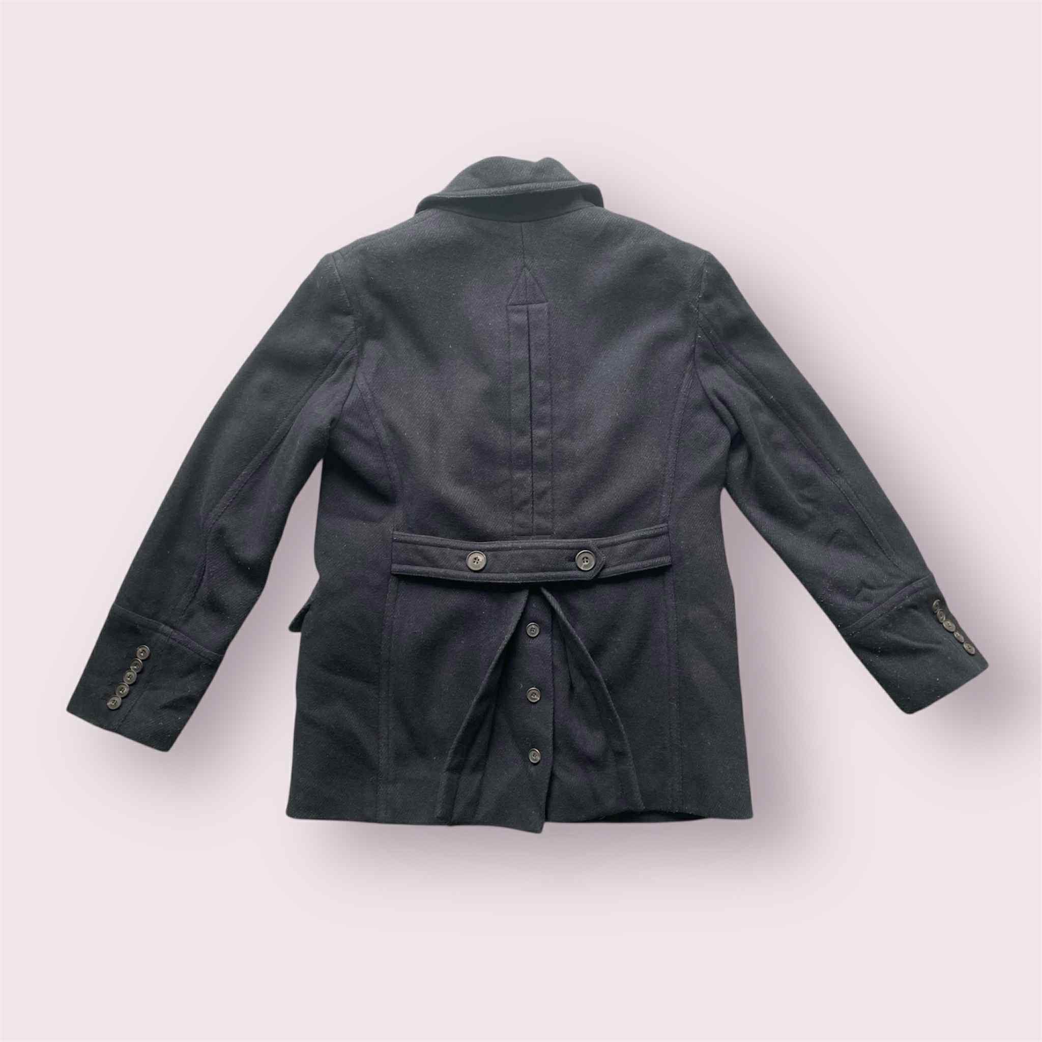 Burberry Burberry London Wool Peacoat Wool Button Up Coat Jacket Size US M / EU 48-50 / 2 - 2 Thumbnail