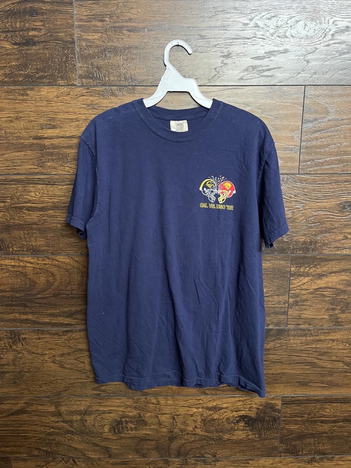 Comfort Colors College Football Tee USC vs Cal 2022 T-shirt Helmet Tee -M Size US M / EU 48-50 / 2 - 2 Thumbnail