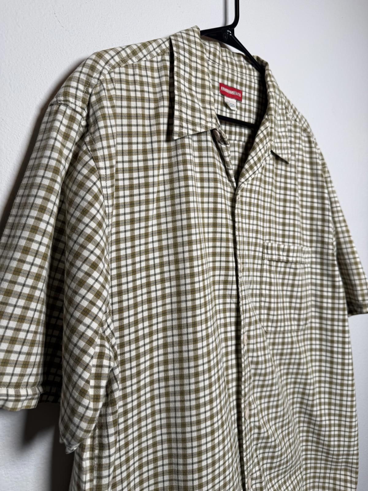 UNIONBAY Y2K Grunge Unionbay Men's Short Sleeve Button-Up Shirt Plaid Size US L / EU 52-54 / 3 - 1 Thumbnail