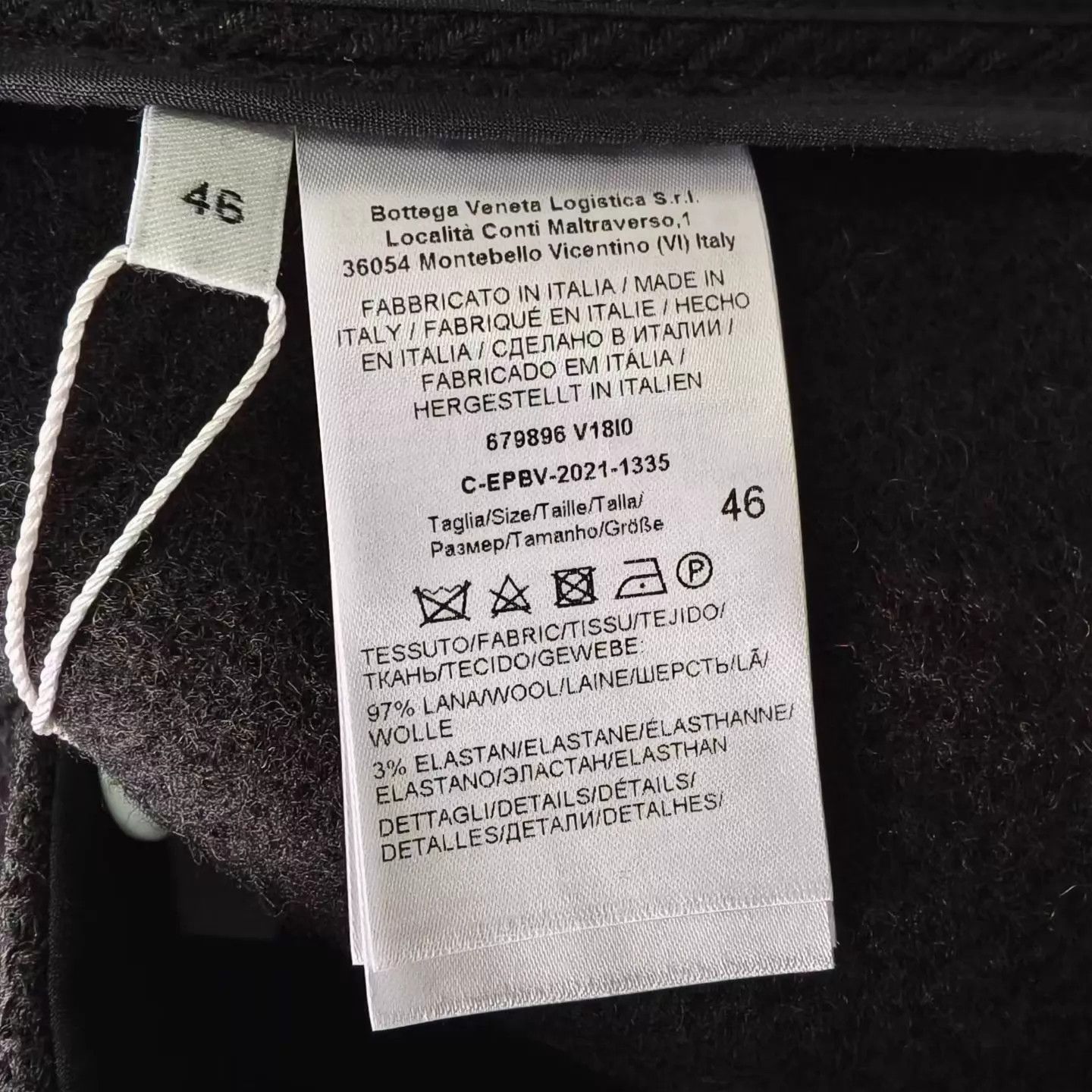 Bottega Veneta BOTTEGA VENETA triangle logo wool jacket 46 Size US S / EU 44-46 / 1 - 4 Thumbnail