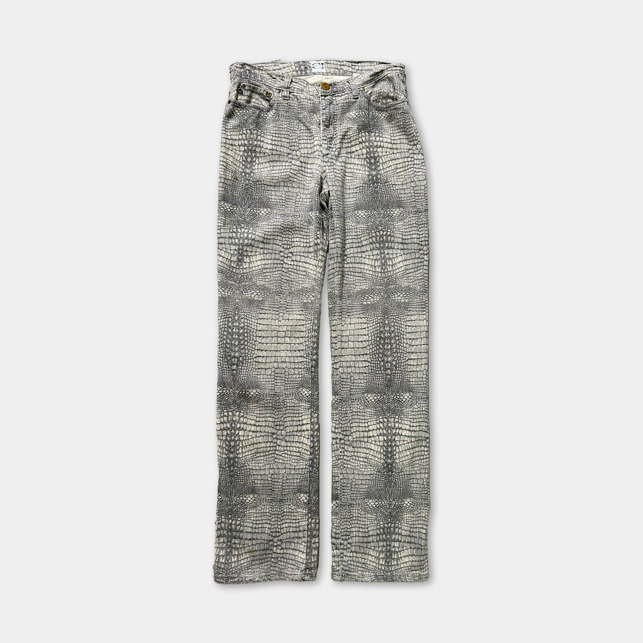 Just Cavalli Just Cavalli 00's Snakeskin Pants Size US 28 / EU 44 - 1 Thumbnail