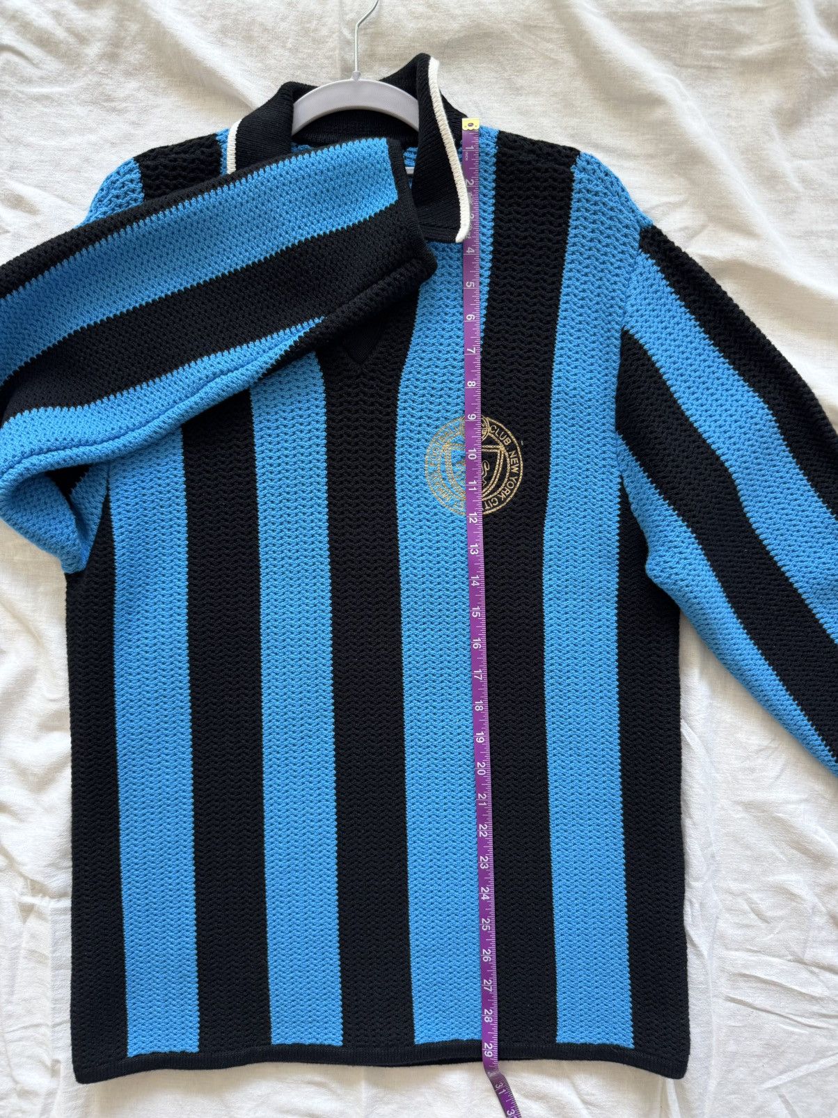 Aime Leon Dore ALD Knit Soccer Jersey M Blue Black NWOT Size US M / EU 48-50 / 2 - 8 Thumbnail