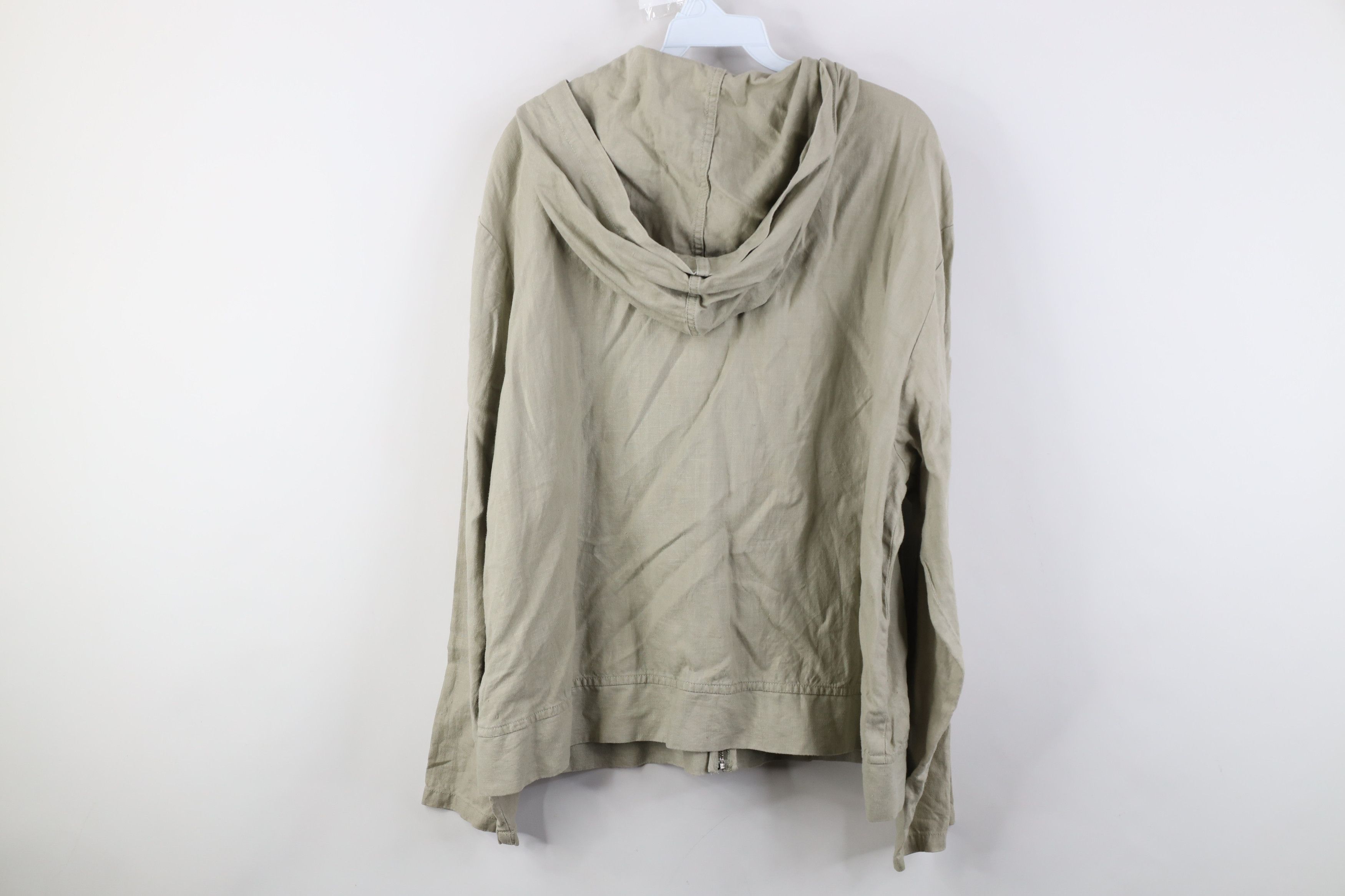 Eddie Bauer Vintage 90s Eddie Bauer Full Zip Hoodie Jacket Light Green Size US XL / EU 56 / 4 - 9 Thumbnail