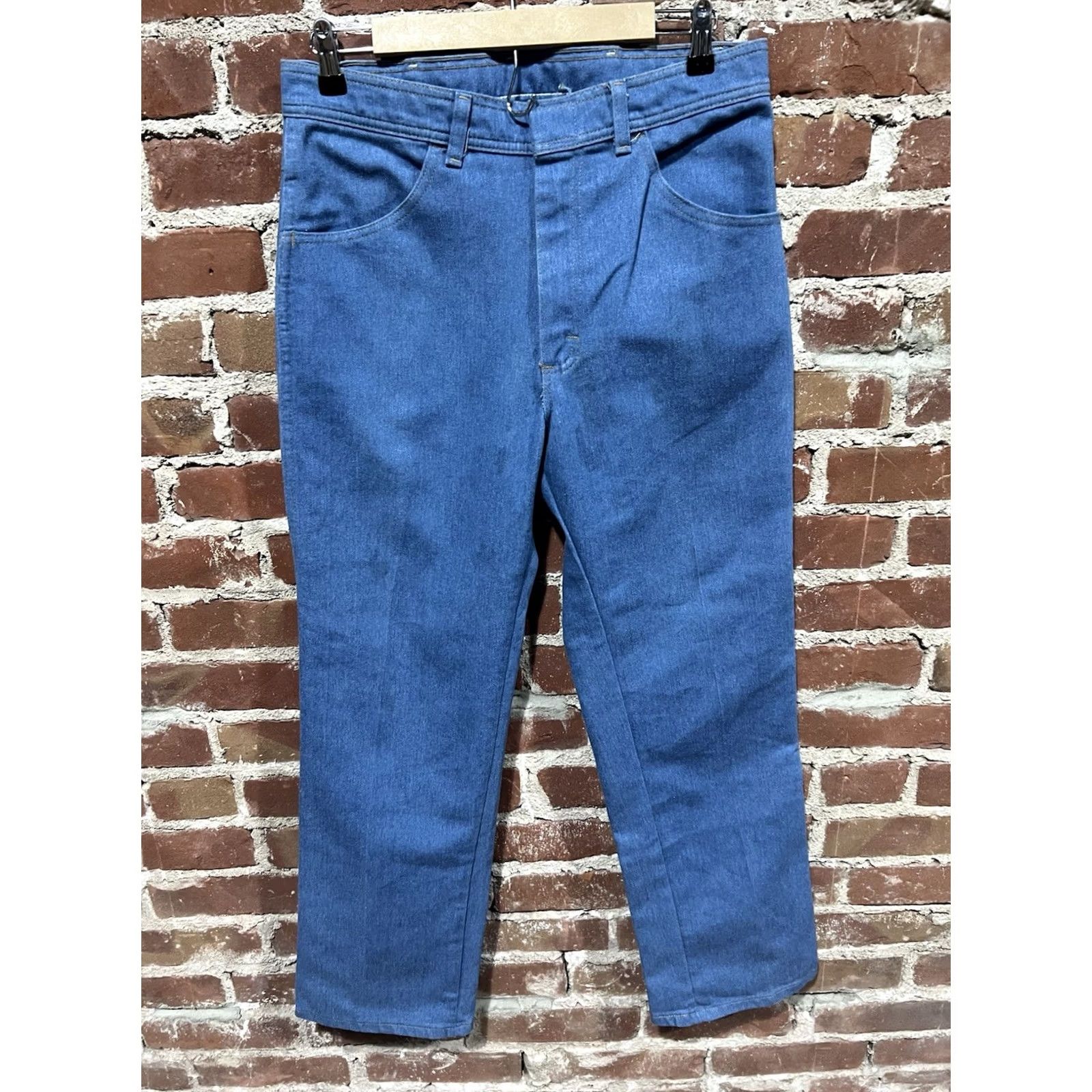 Wrangler VINTAGE Wrangler Jeans Regular Fit Flex Waist 34 x 30 Blue Rodeo 85498LB Men's Size US 34 / EU 50 - 2 Thumbnail