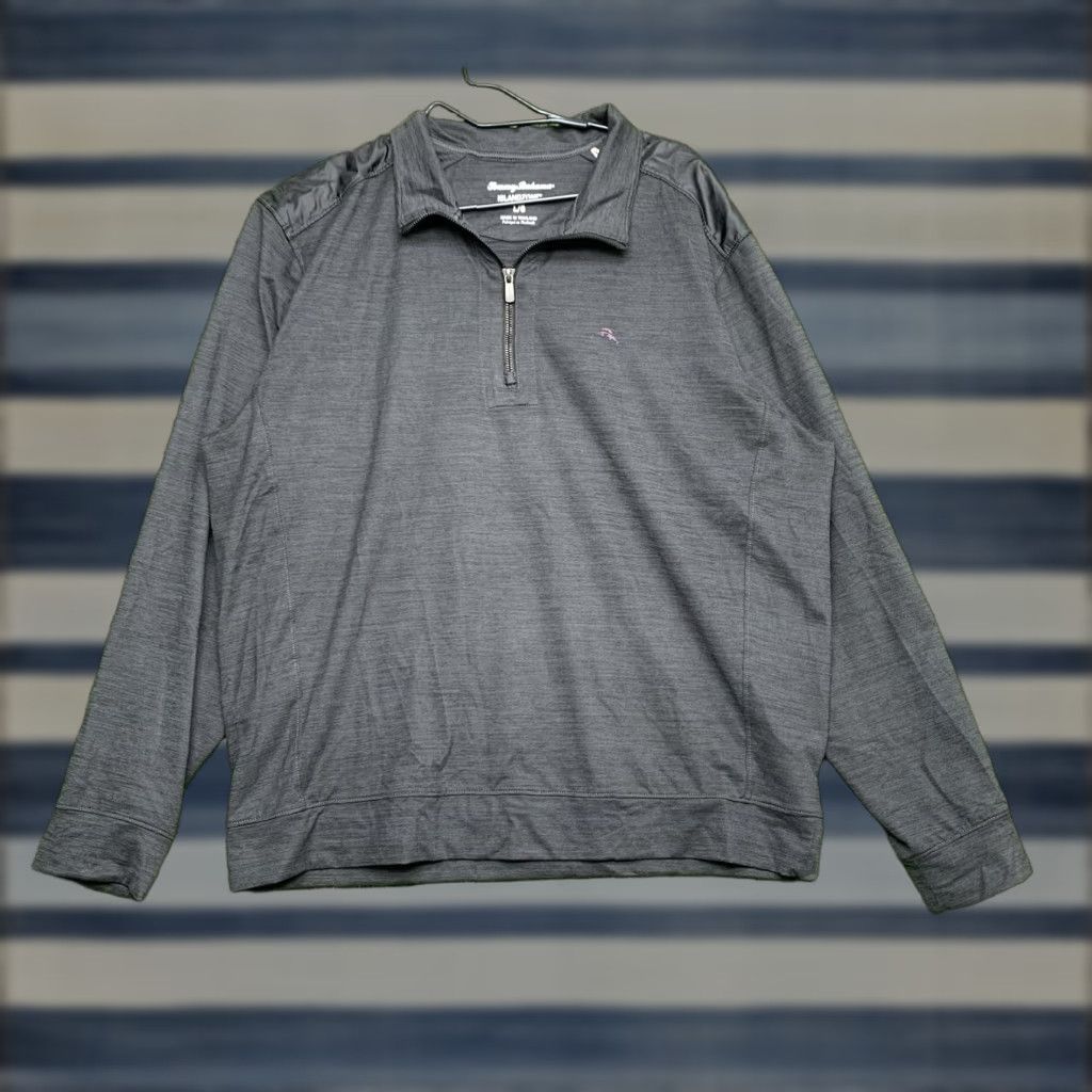 Tommy Bahama Tommy Bahama Island Zone Shirt Mens Large 1/4 Zip Up Quarter Golf Beach Preppy Size US L / EU 52-54 / 3 - 1 Thumbnail