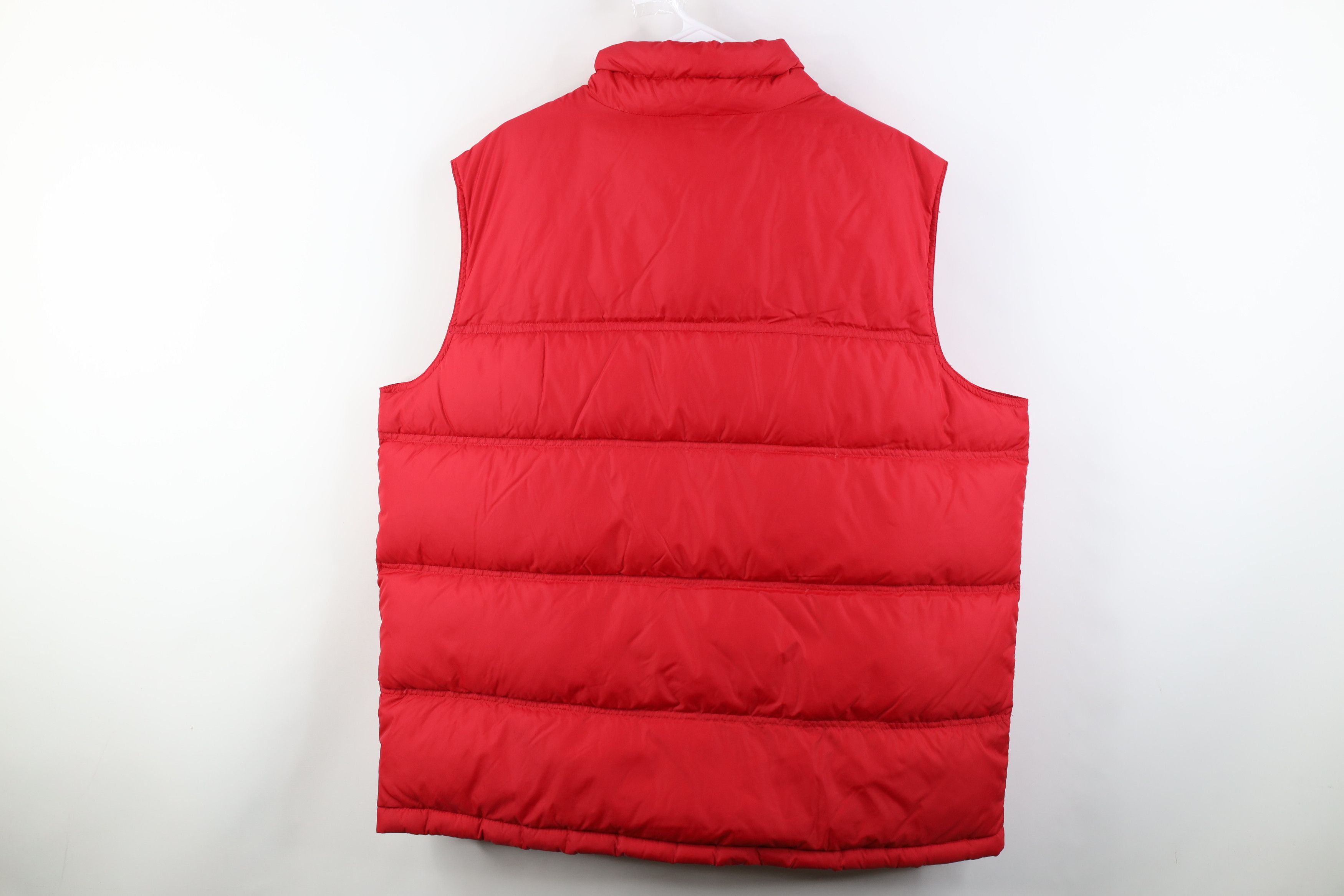 Lands' End Vintage Lands End Duck Down Insulated Puffer Vest Jacket Red Size US XXL / EU 58 / 5 - 13 Thumbnail