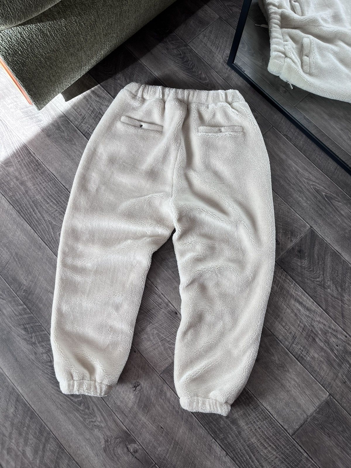 Mki Miyuki Zoku MKI MIYUKI ZOKU Sweatpants Sherpa Polar Fleece Teddy Size XL Size US 36 / EU 52 - 2 Thumbnail
