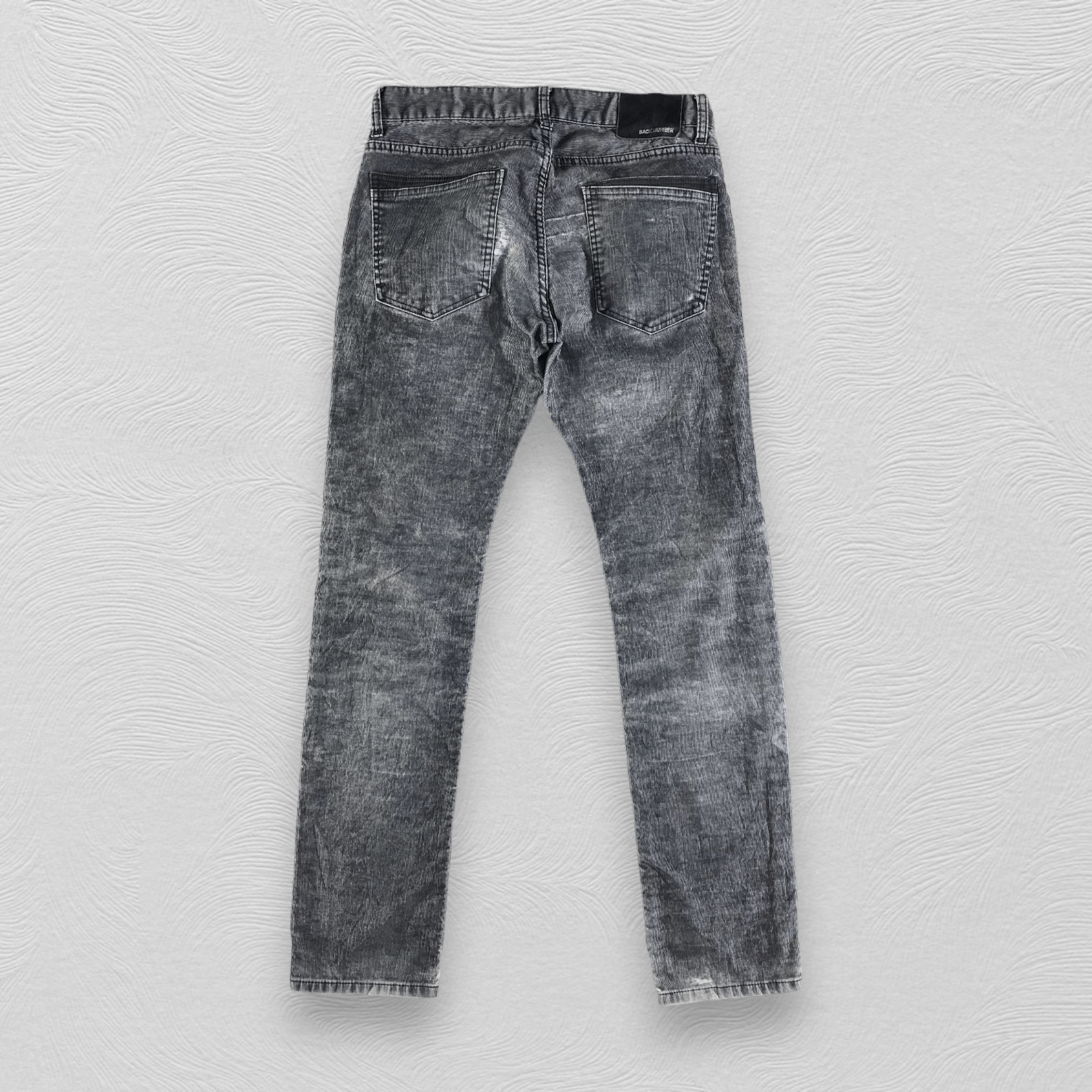 Japanese Brand Back Number Jeans Faded Black Denim Size US 30 / EU 46 - 2 Thumbnail