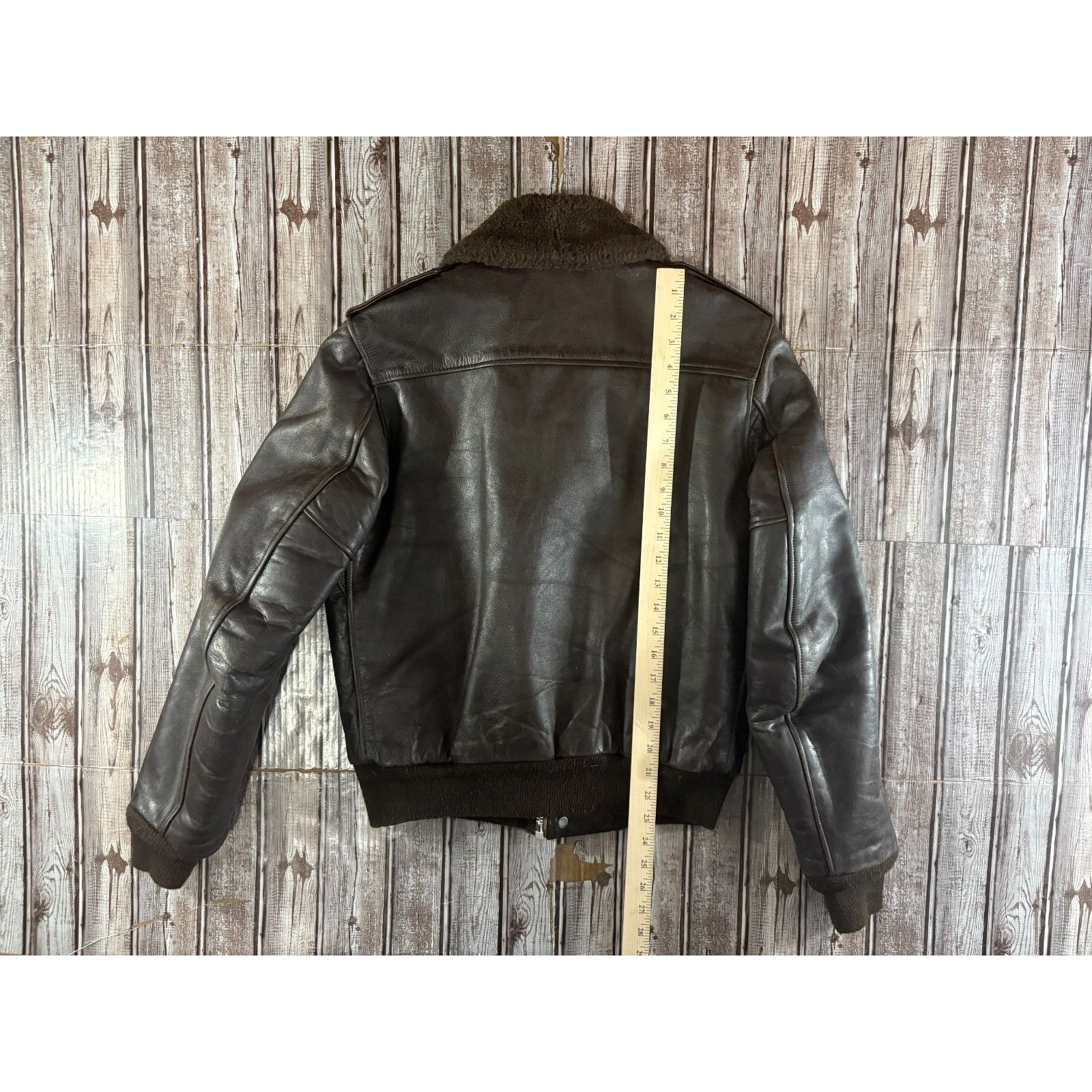 Schott Schott NYC Leather Flight Jacket I-S-674-M-S sz 42 USA Made Size US M / EU 48-50 / 2 - 6 Thumbnail