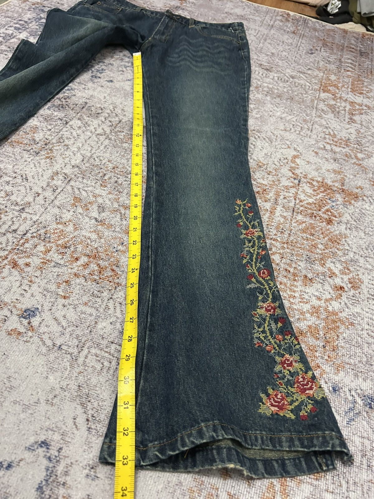If Six Was Nine Jouer Aux Echecs Flared Bell Buttom Jeans Size US 32 / EU 48 - 19 Thumbnail