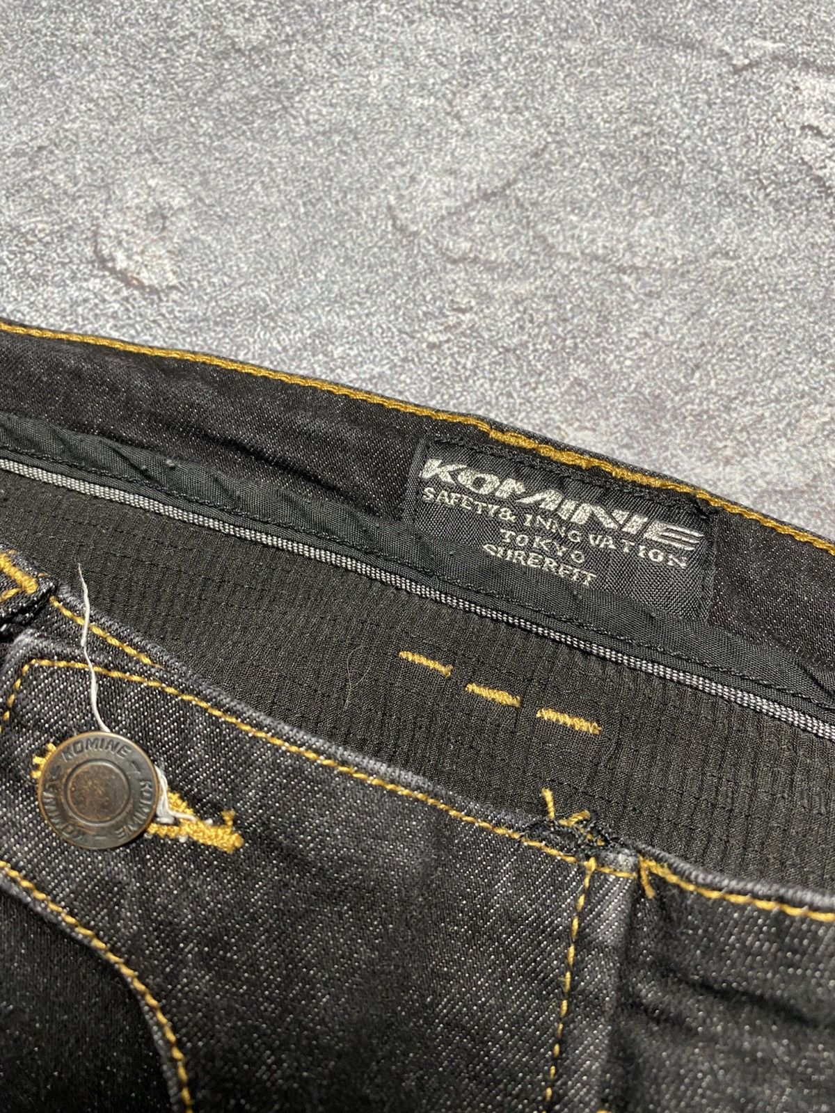 Japanese Brand × Vintage Komine jeans biker size Xl Size US 34 / EU 50 - 4 Thumbnail