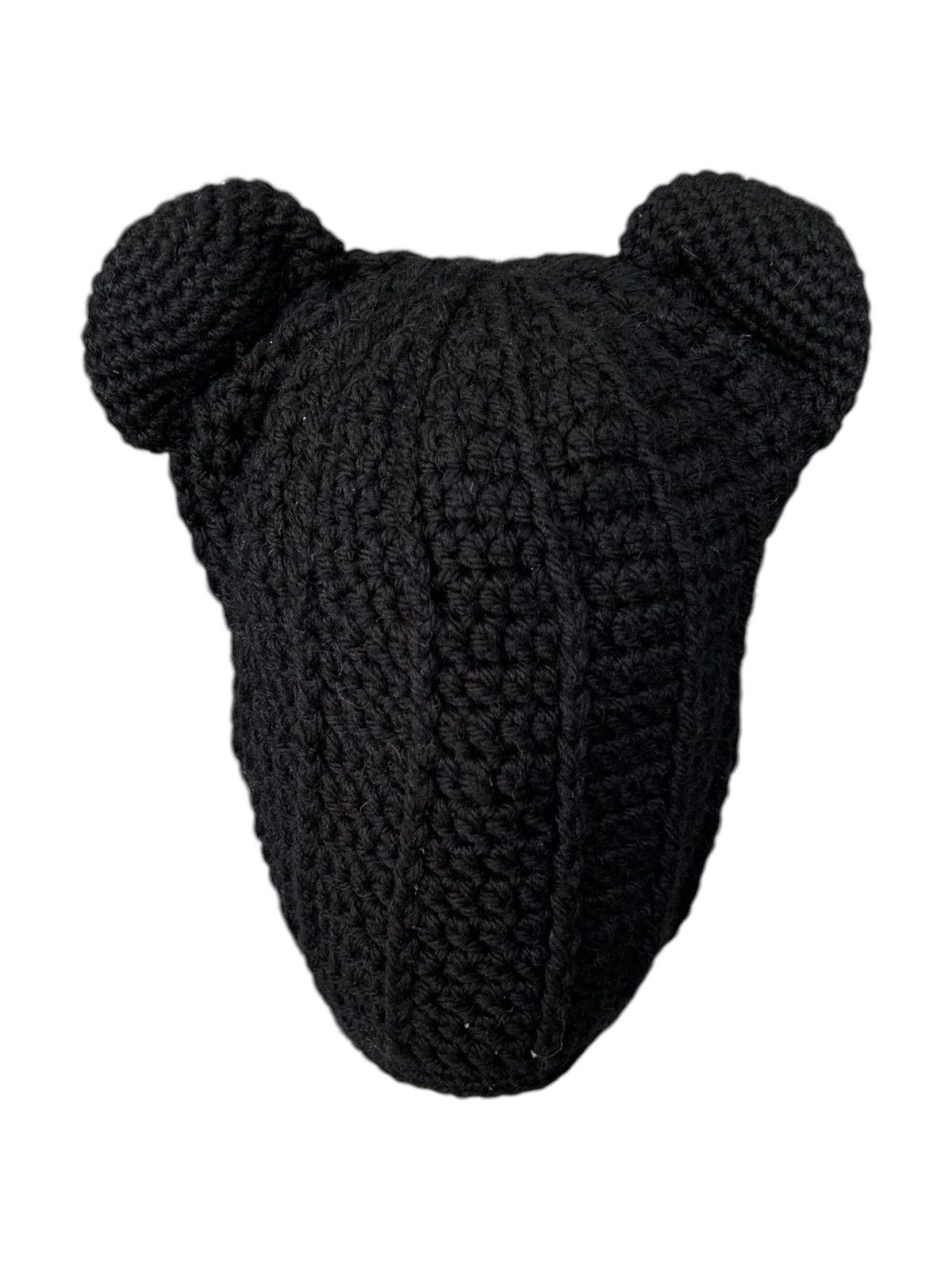 Japanese Brand × Kapital × Vintage Horn Devil Bunny Crochet Knitted Handmade Big Beanie Hats☠️☠️ Size ONE SIZE - 1 Thumbnail