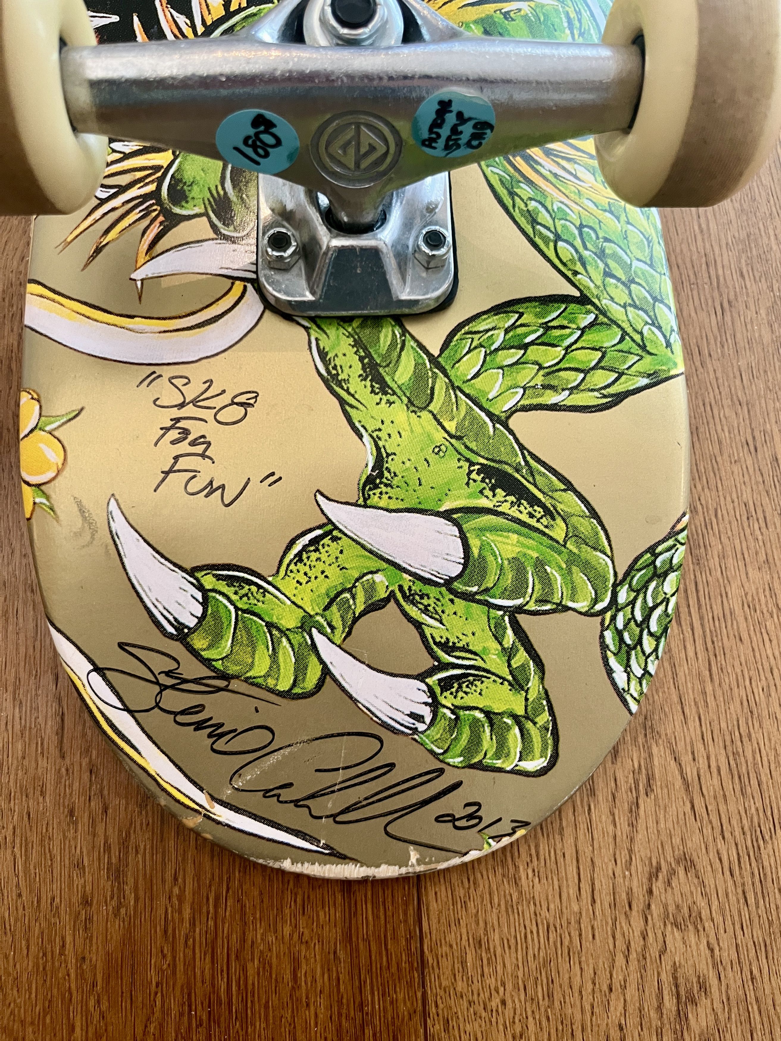 Powell Peralta Hand Signed 2011 Powell Peralta Steve Caballero Skateboard Size ONE SIZE - 1 Thumbnail