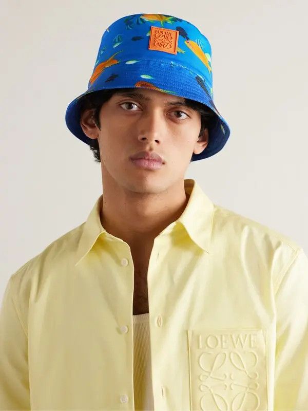 Loewe o1in1g0426 Size: OS / 555 / Fish Bucket Hat / Cap Multicolor Size ONE SIZE - 2 Thumbnail