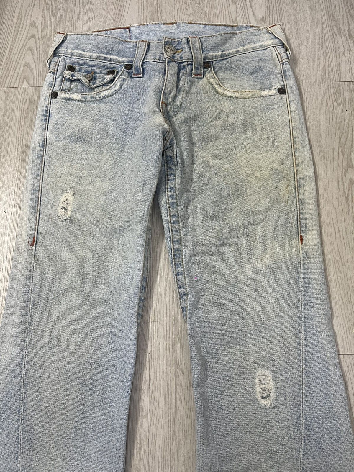 True Religion Vintage True Religion Stone & Tint Flared Jeans Size US 32 / EU 48 - 4 Thumbnail