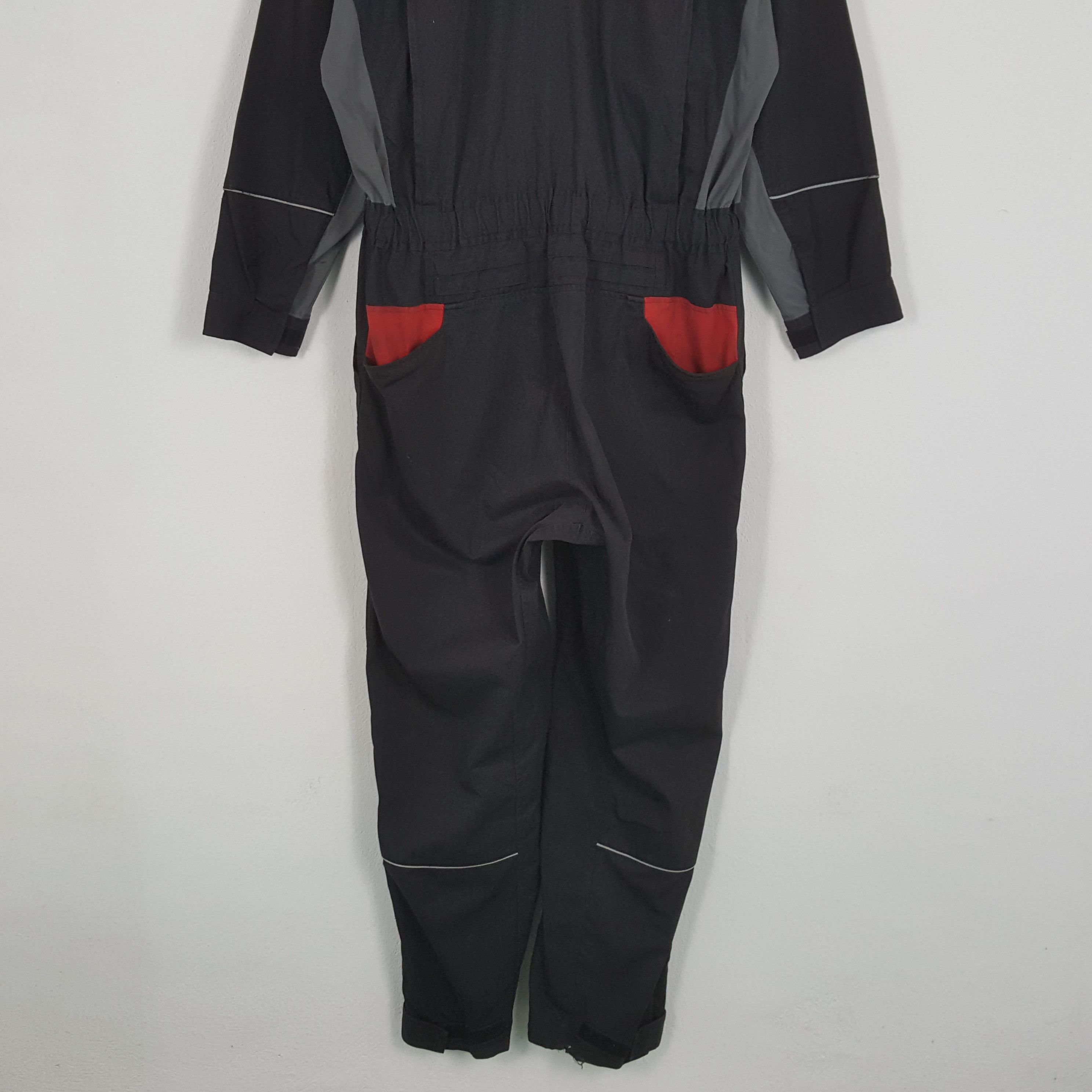 Japanese Brand × Vintage MITSUBISHI MOTOR Racing Workwear Style Coverall Jacket Size US XL / EU 56 / 4 - 3 Thumbnail