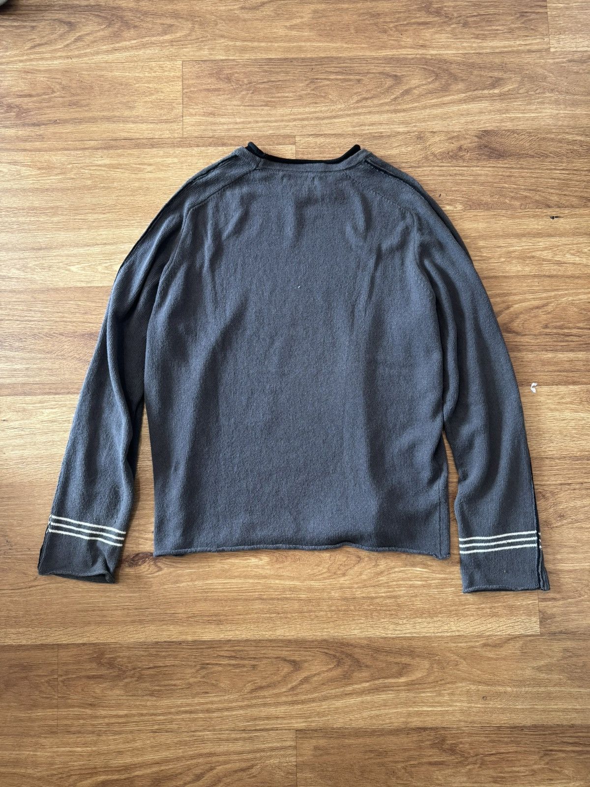 Stone Island Stone Island Compass Logo Grey Sweater Size US XL / EU 56 / 4 - 2 Thumbnail