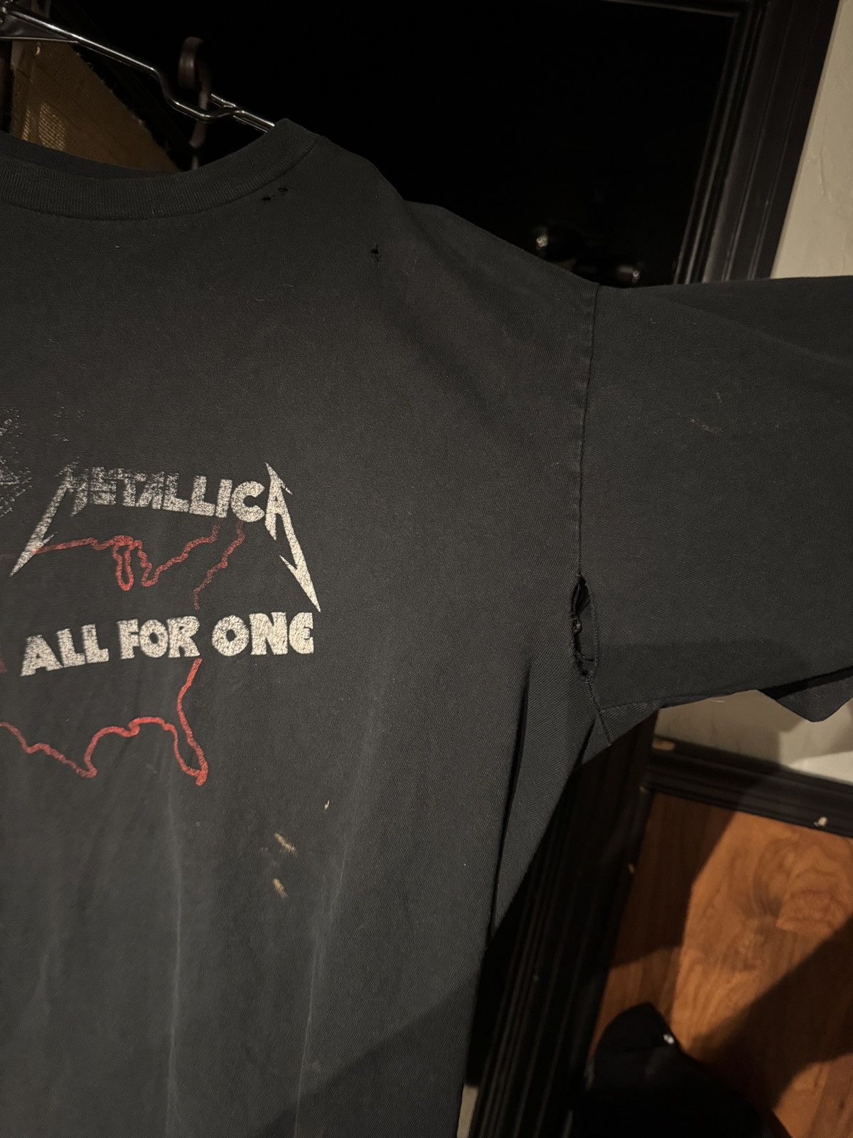 Metallica RARE AUTHENTIC 1983 TShirt From Metallica’s First Tour Size US XL / EU 56 / 4 - 5 Thumbnail