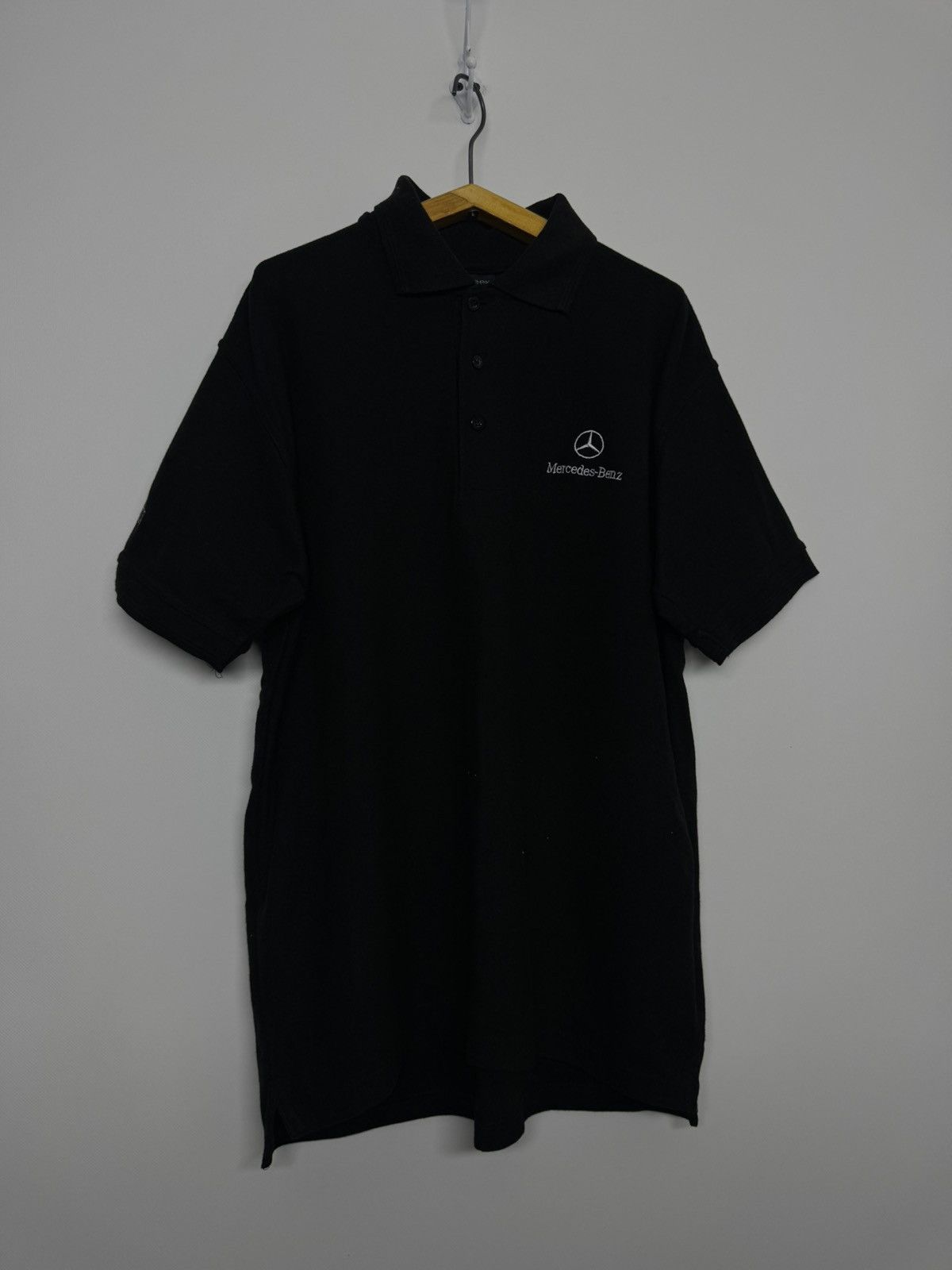Mercedes-Benz Vintage Y2k Mercedes Bens Polo T-Shirt 00’s Size US M / EU 48-50 / 2 - 3 Thumbnail