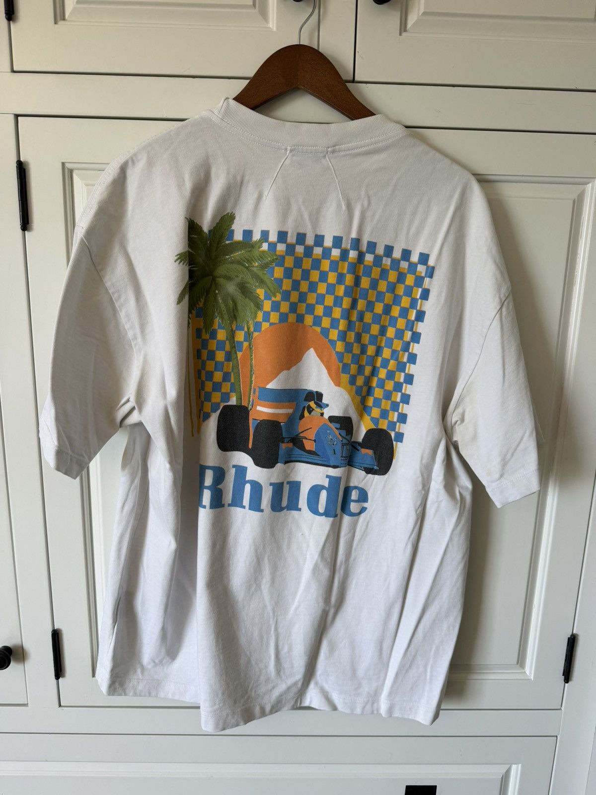 Rhude Rhude Palm Tree x F1 T Shirt Size US L / EU 52-54 / 3 - 1 Thumbnail