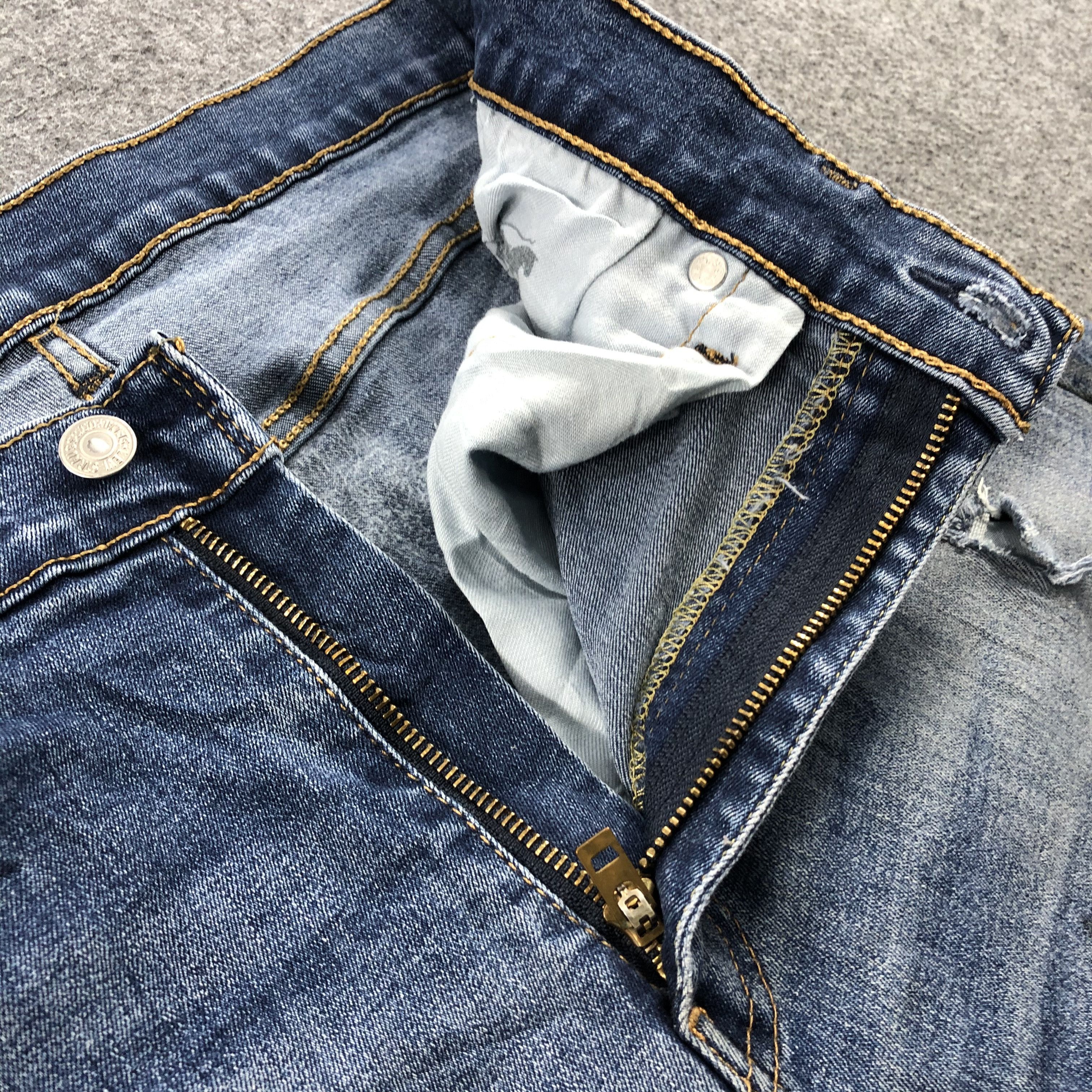 Levi's × Vintage Vintage Distress Levis 507 Jeans-JM1303 Size US 34 / EU 50 - 8 Thumbnail