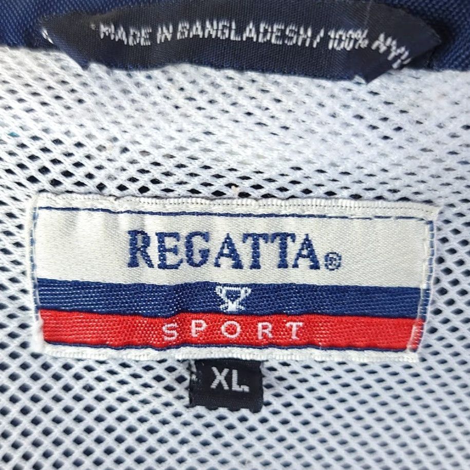 Vintage VINTAGE Regatta Sport Sailing Jacket Mens XL Blue 90s Boating Roll Up Hood Windbreaker Jacket Size US XL / EU 56 / 4 - 7 Thumbnail